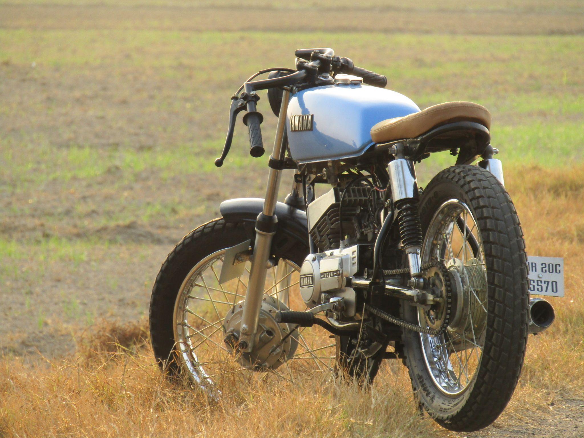 2048x1536 Yamaha Rx100 Modification Cafe Racer By 2 Stroke Restoration