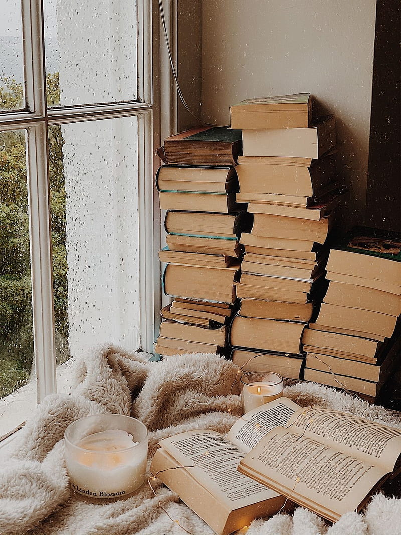 800x1067 Books aesthetic, angel, vintage, wood, HD phone wallpaper