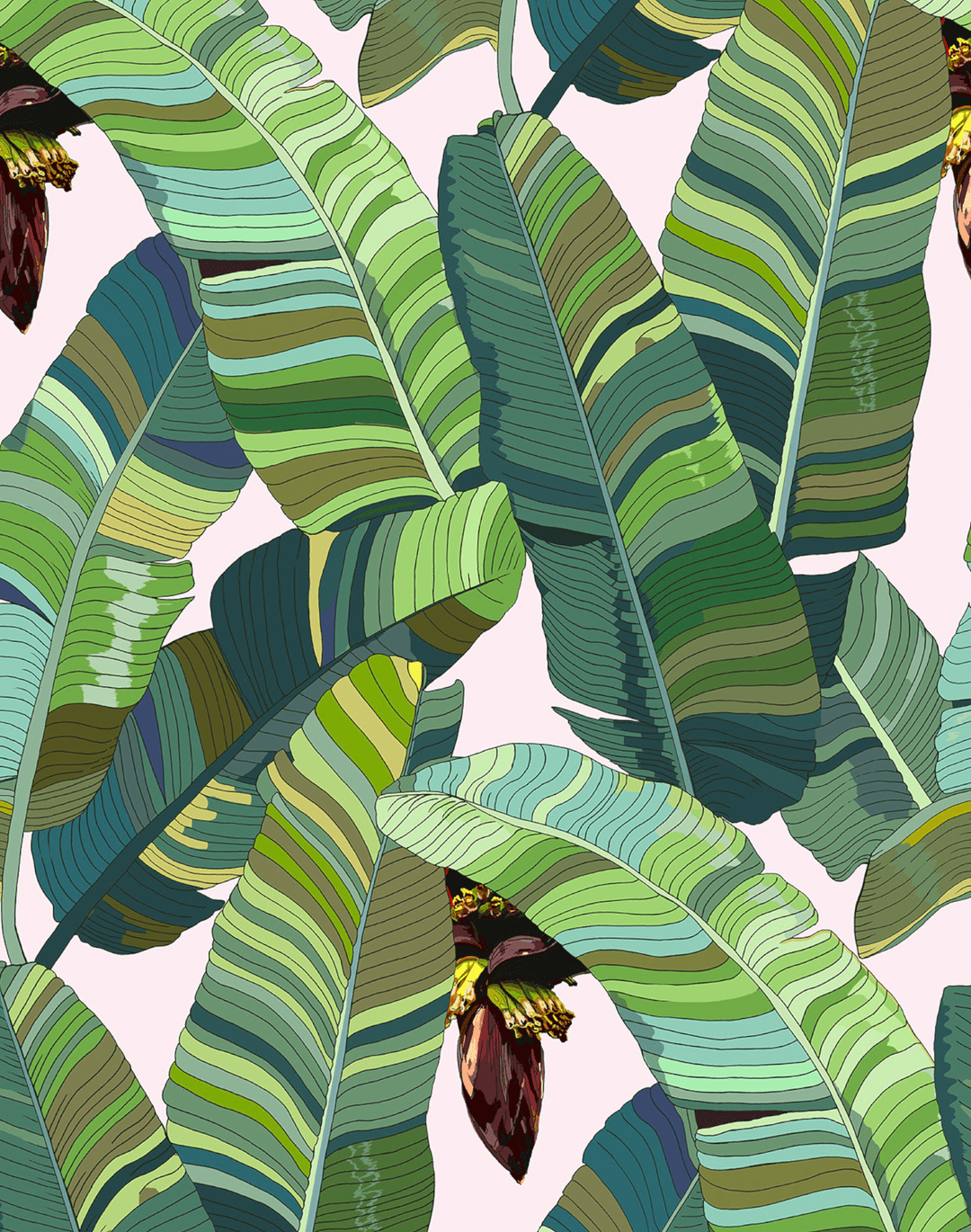 1080x1370 Banana Palm Dream, Walt Whitman
