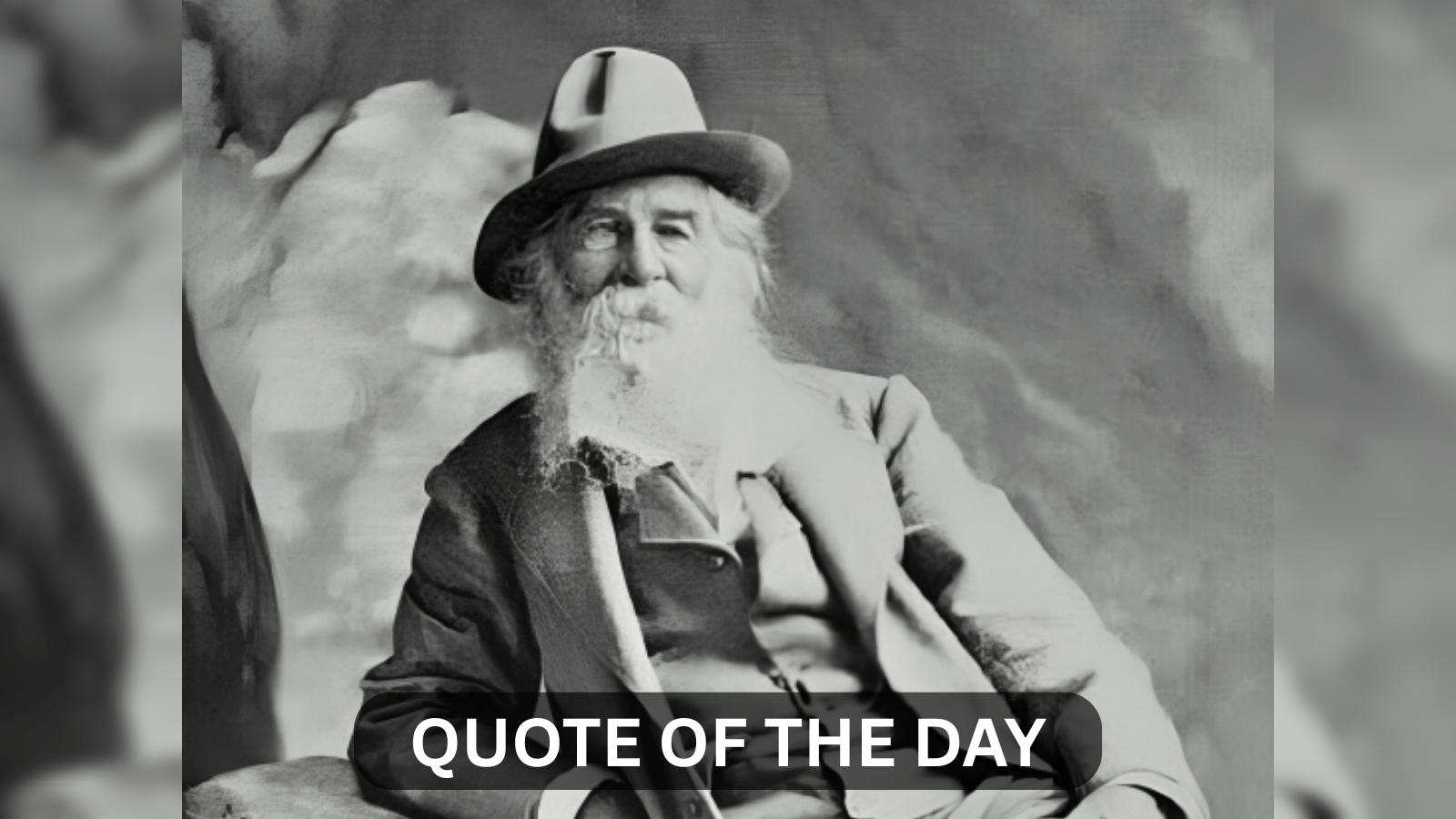1600x900 Quote of the day by Walt Whitman: 'Pointing to another world will never stop vice among us; shedding light over.' Economic Times