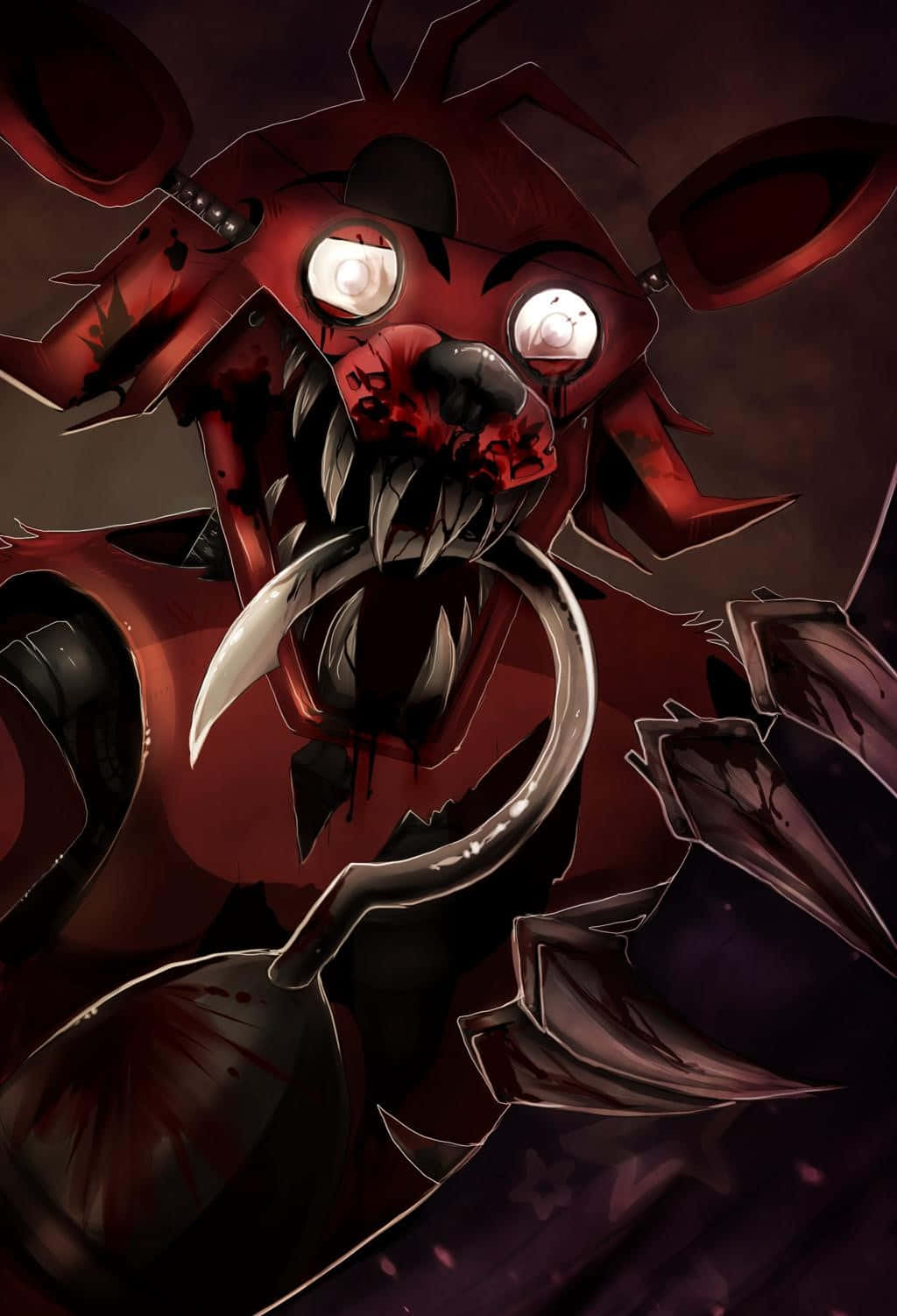 1024x1502 Download Caption: Foxy The Pirate striking a pose Wallpaper