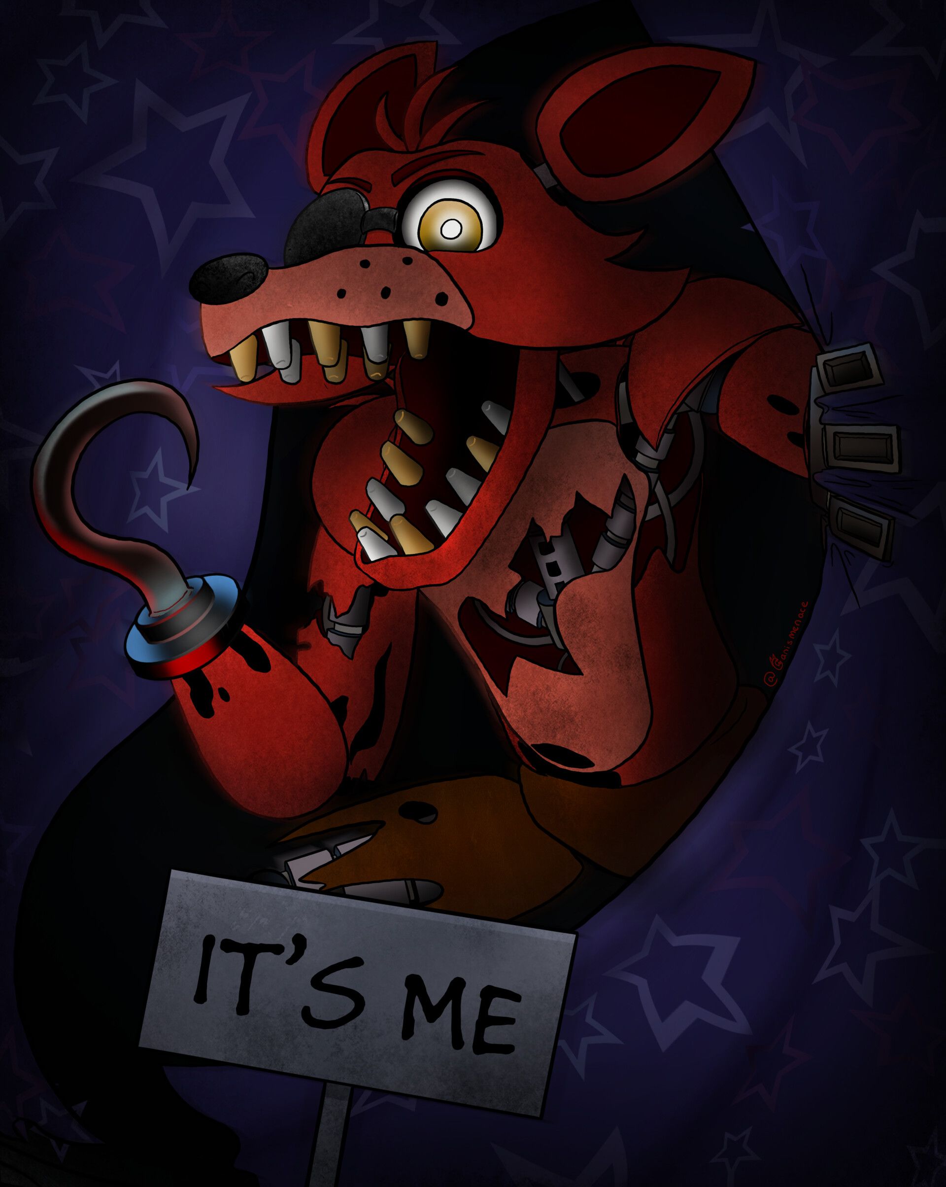 1920x2408 Fnaf 1: Foxy the Pirate Fox