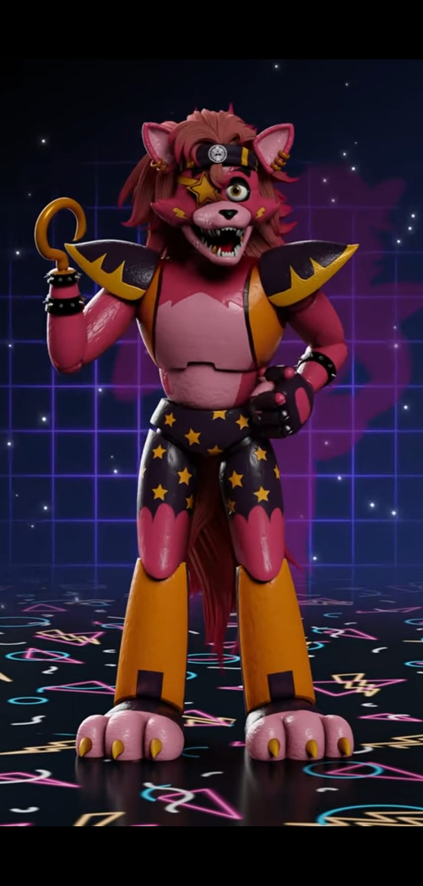 850x1779 Foxy the pirate HD wallpaper