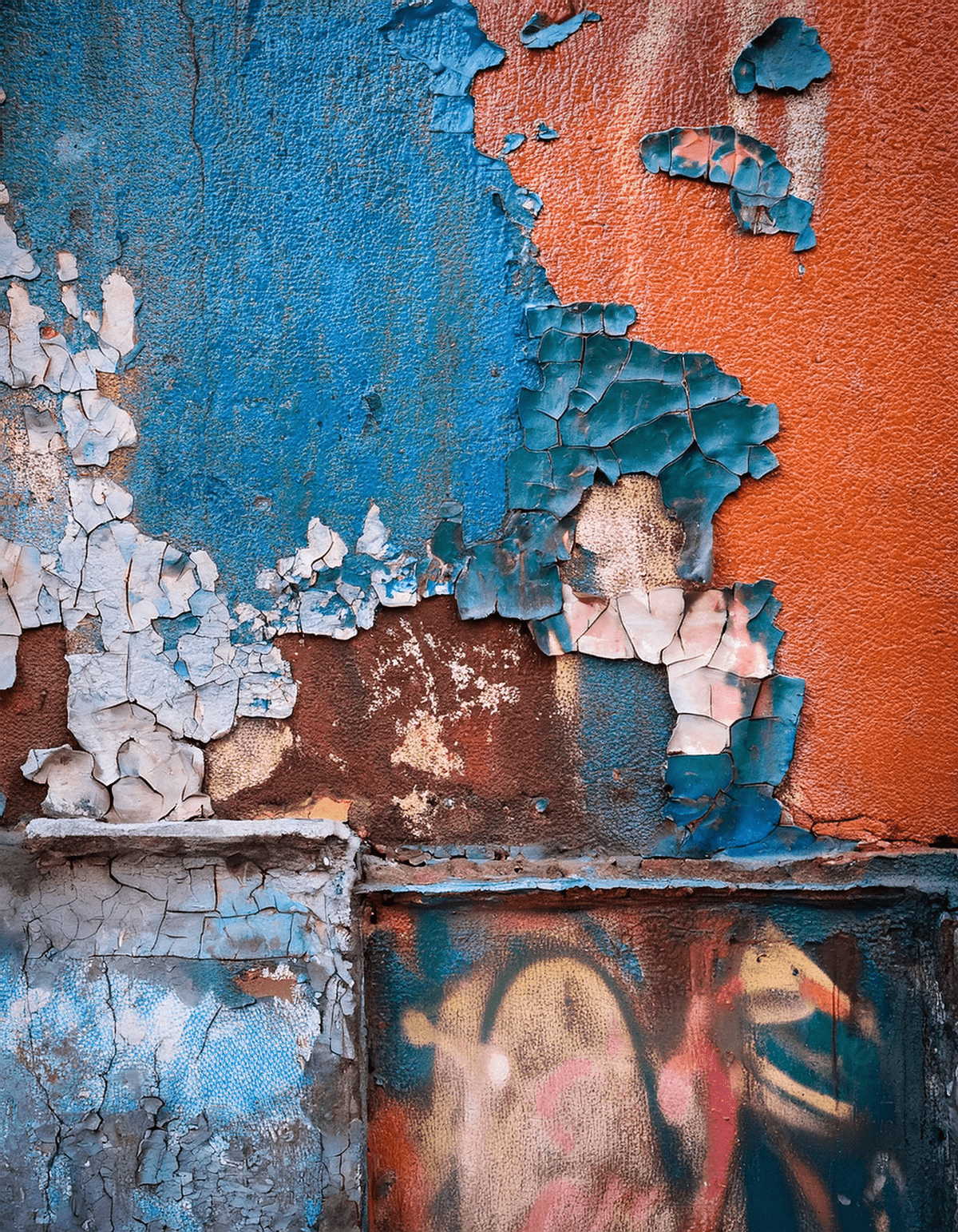 1200x1543 Abstract Art Found In Urban Decay Layers Of Peeling Paint Reveal A History Of Color And Texture Background Wallpaper Image For Free Download