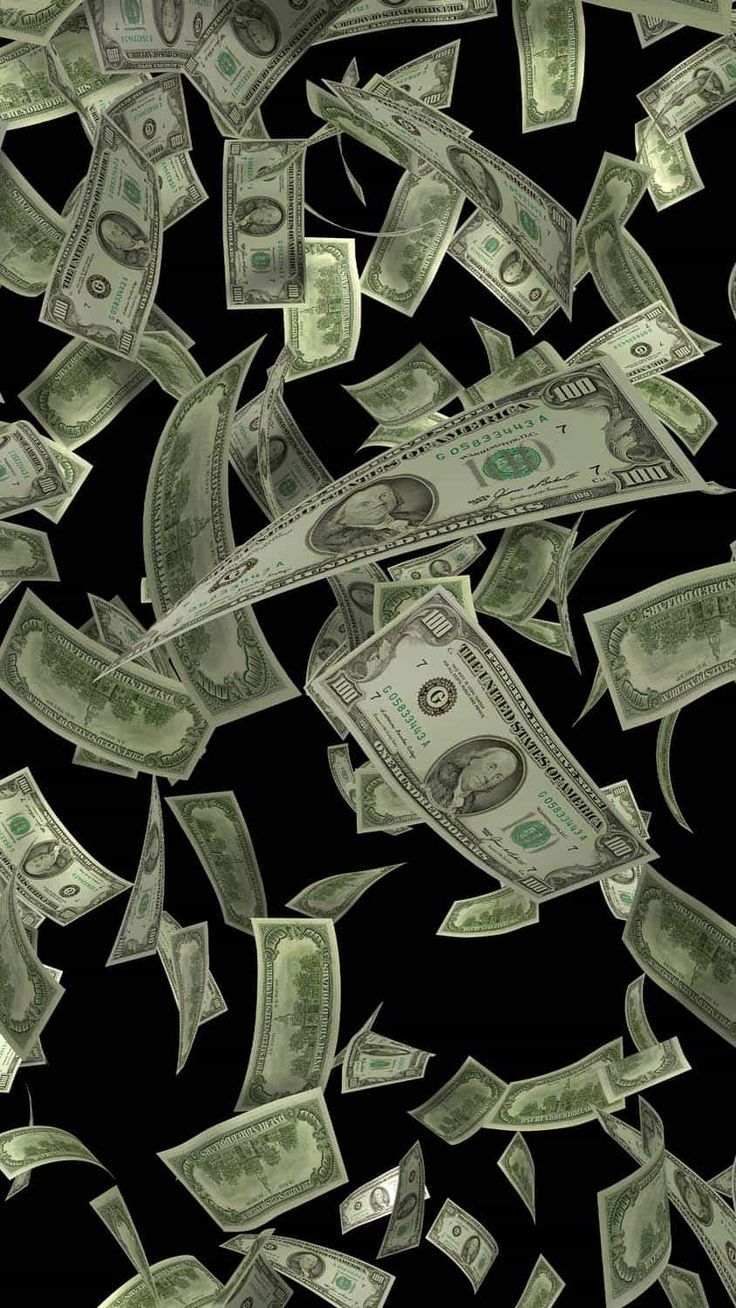 736x1308 Money Rain iPhone Wallpaper HD