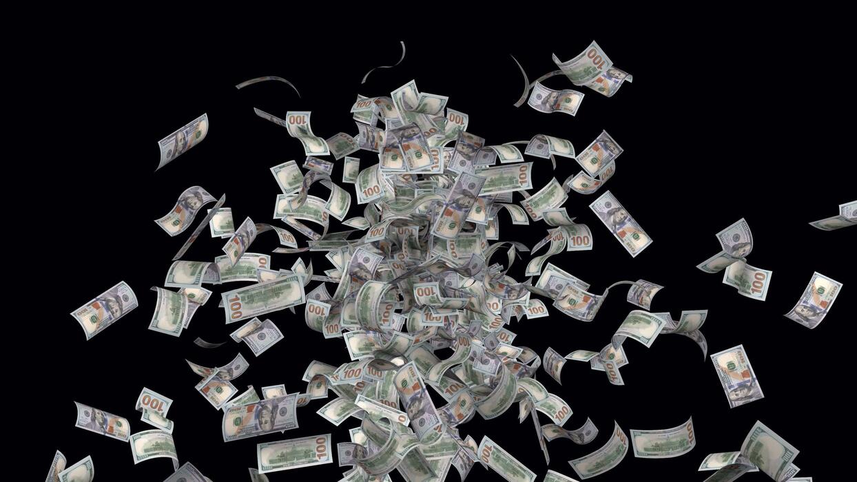 1244x700 USD emitted from the middle of the screen with alpha and loop