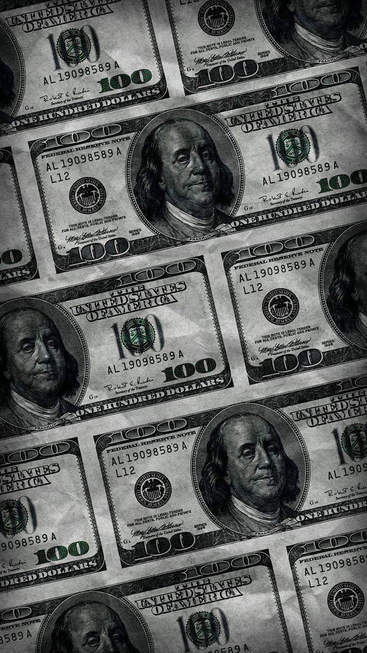 736x1308 Dollar Bills iPhone Wallpaper