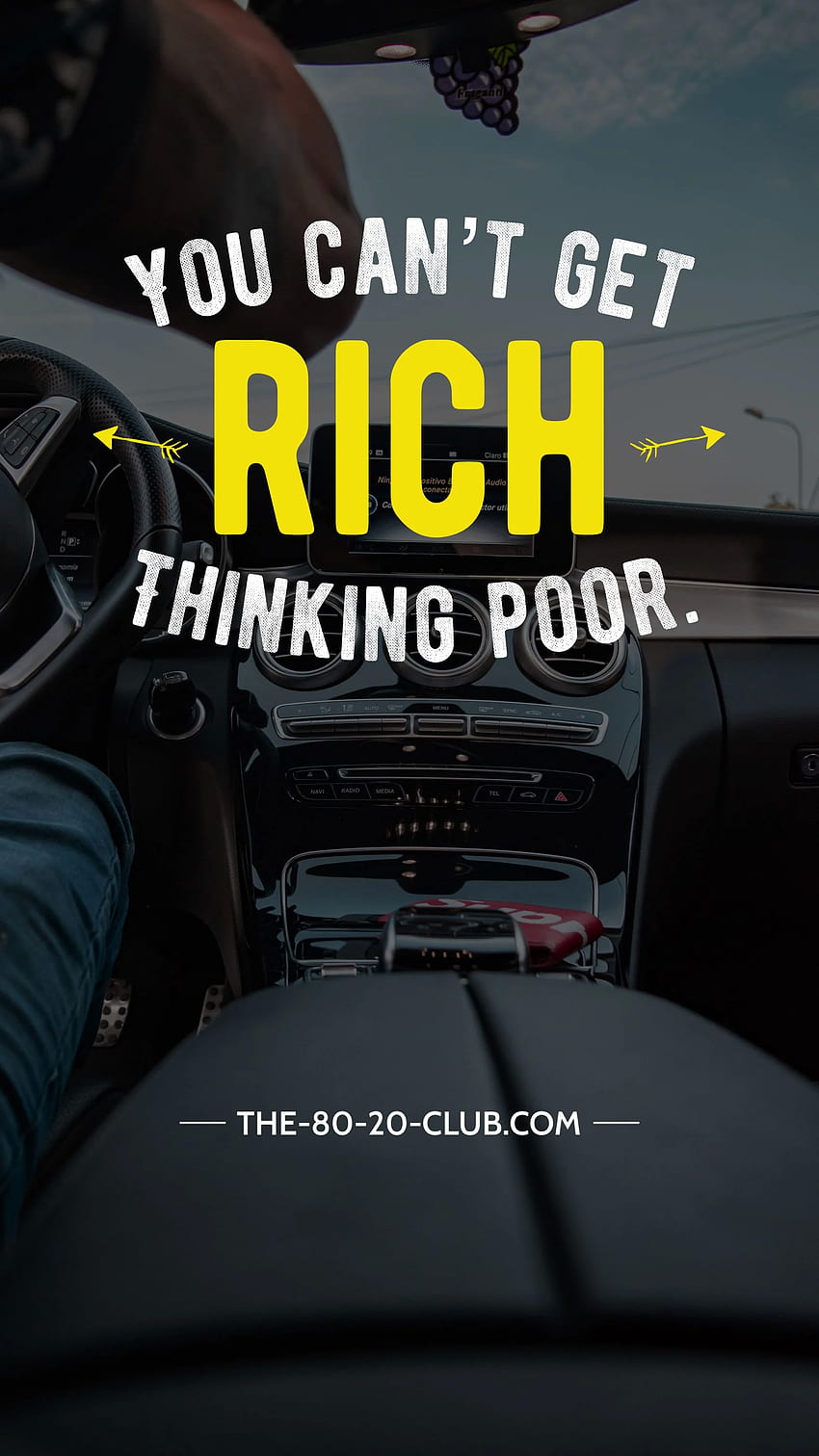 850x1512 Millionaire mindset. Motivational quotes for success HD phone wallpaper