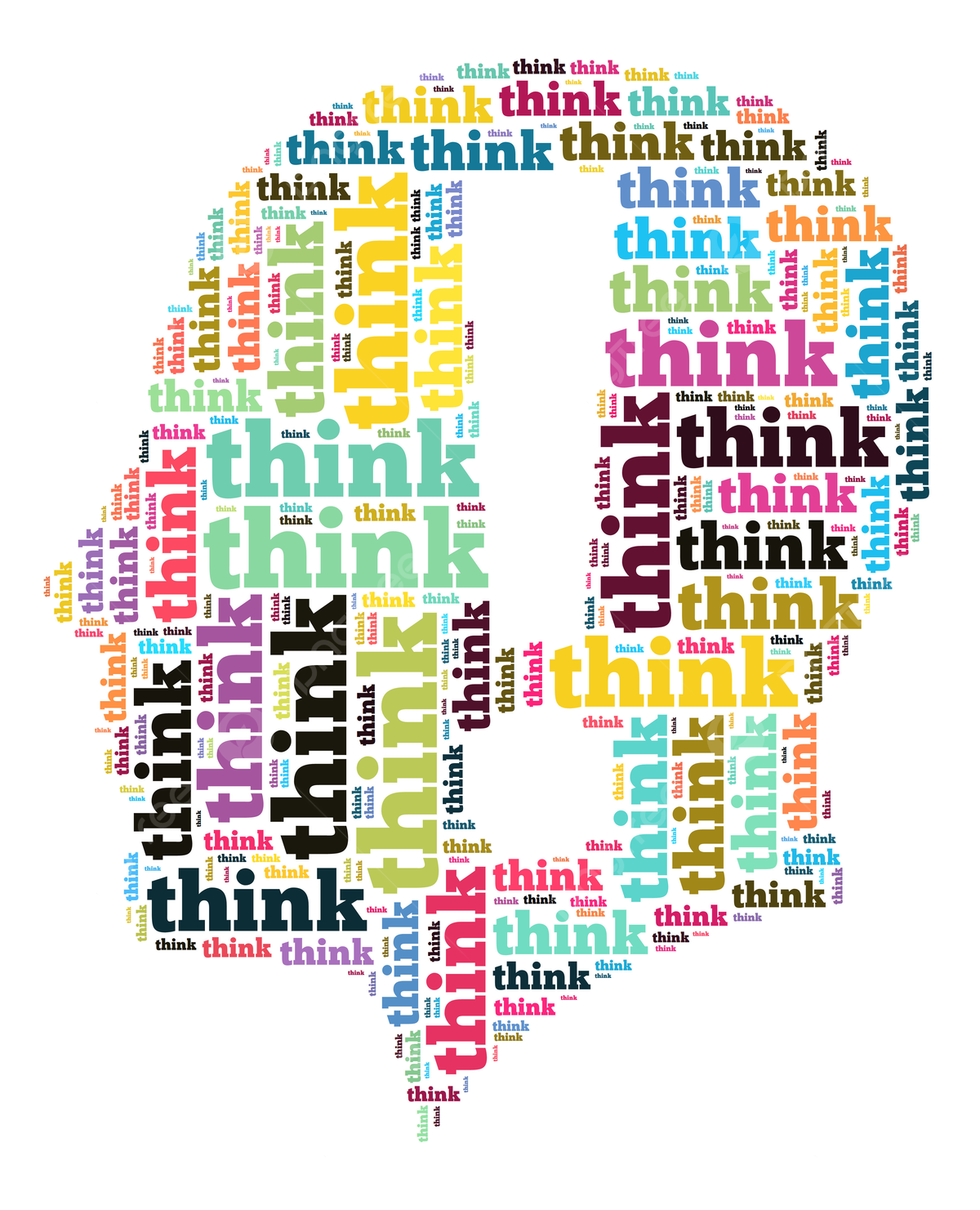 1200x1481 Think Word Cloud Concept Cloud Success Mindset Photo Background Wallpaper Image For Free Download