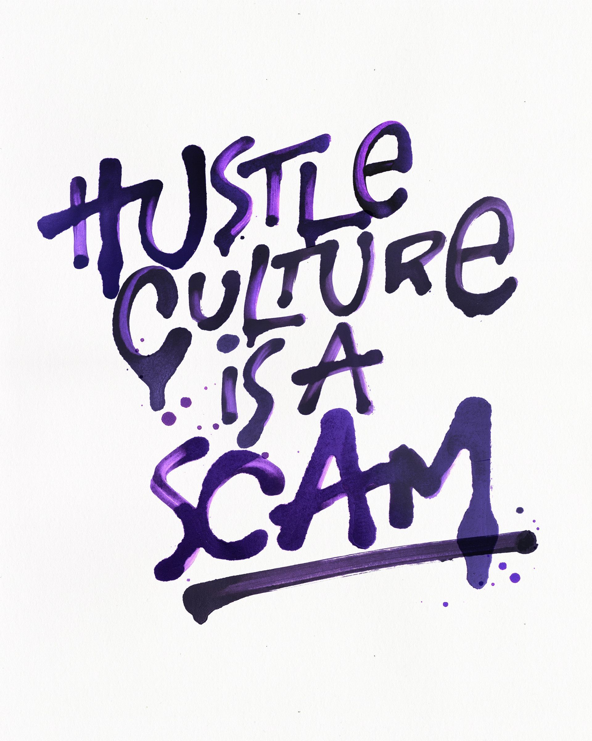 1920x2400 Tobias Hall tackes 'Hustle Culture' • <!->Handsome Frank • Home to the world's greatest illustrators