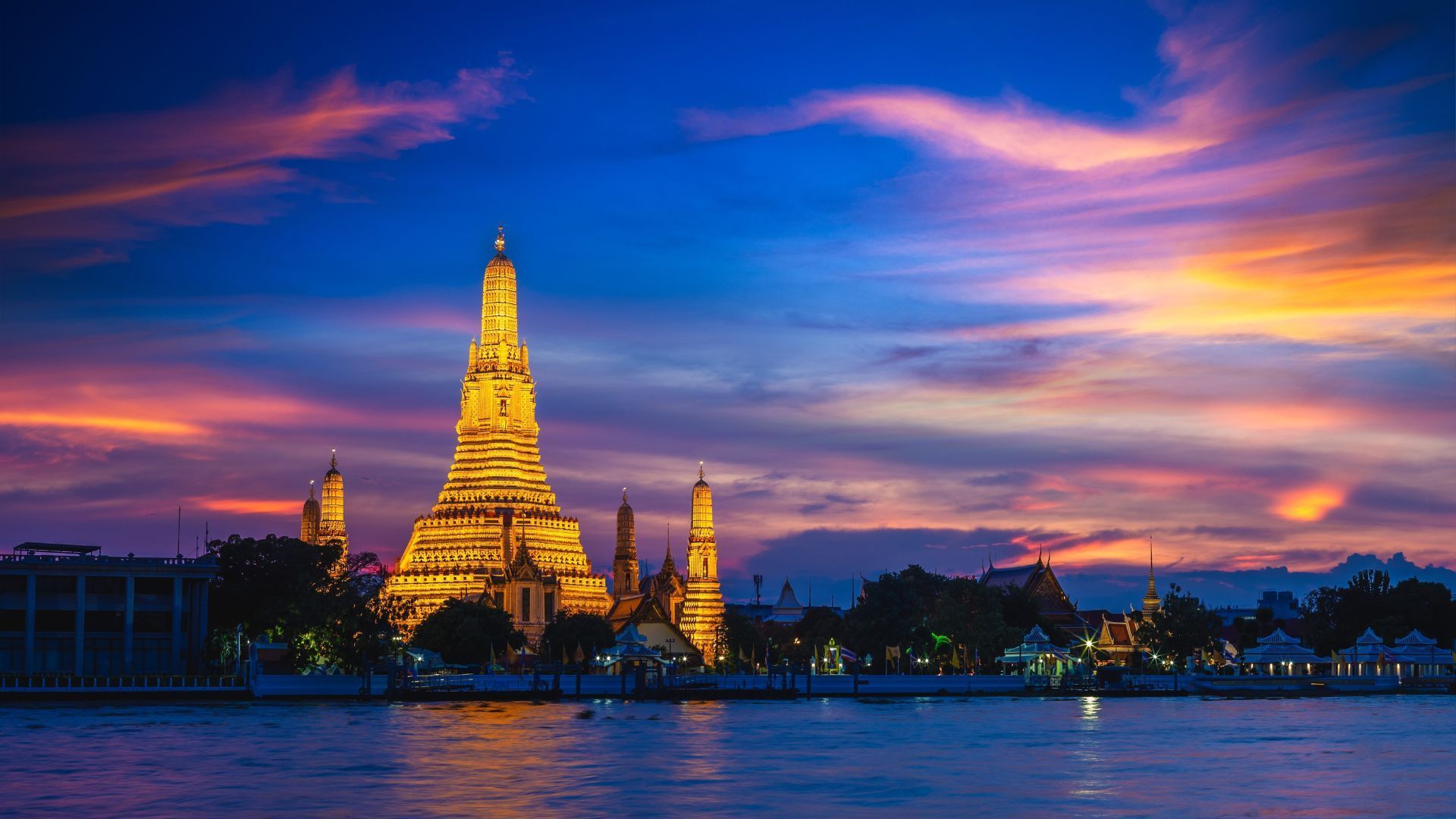 1920x1080 Temples in Bangkok: Spiritual Heart Of Thailand (Wat Arun, Wat Saket & More) 2024