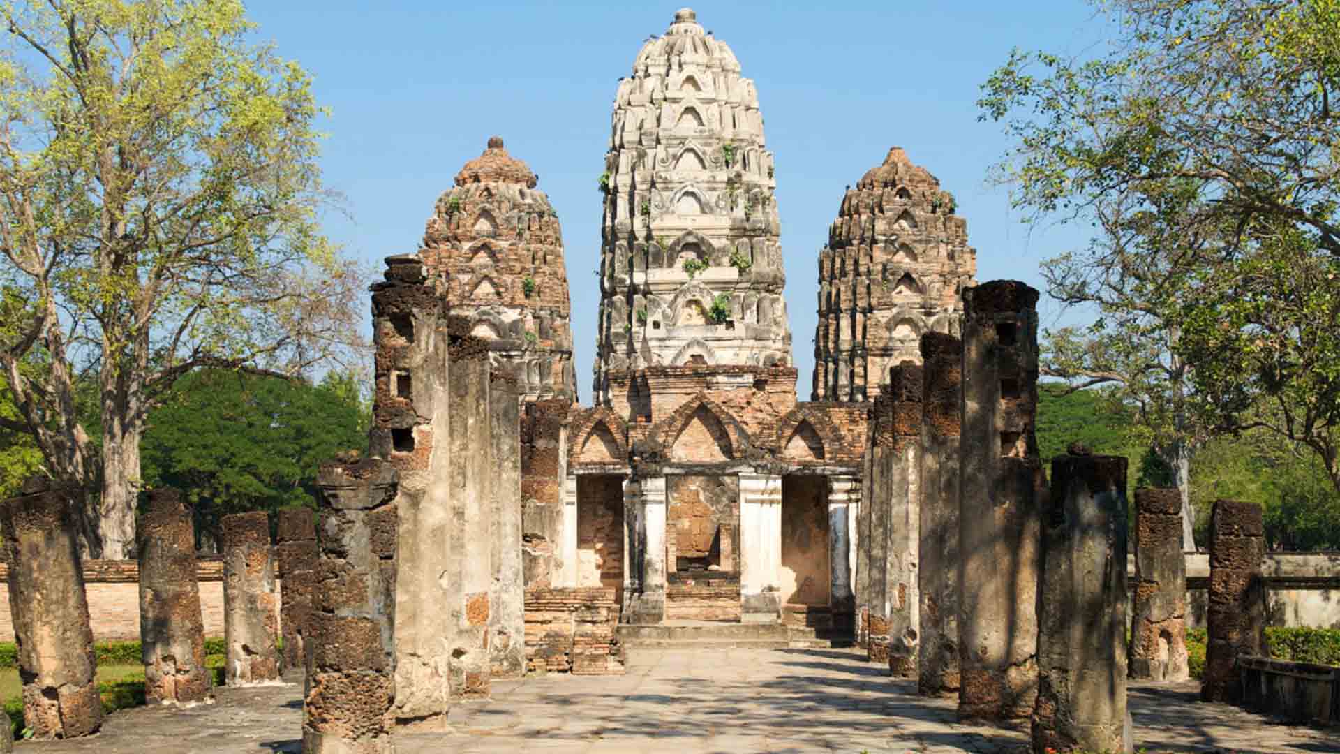 1920x1080 Sukhothai Park: Preserved Ancient Capital