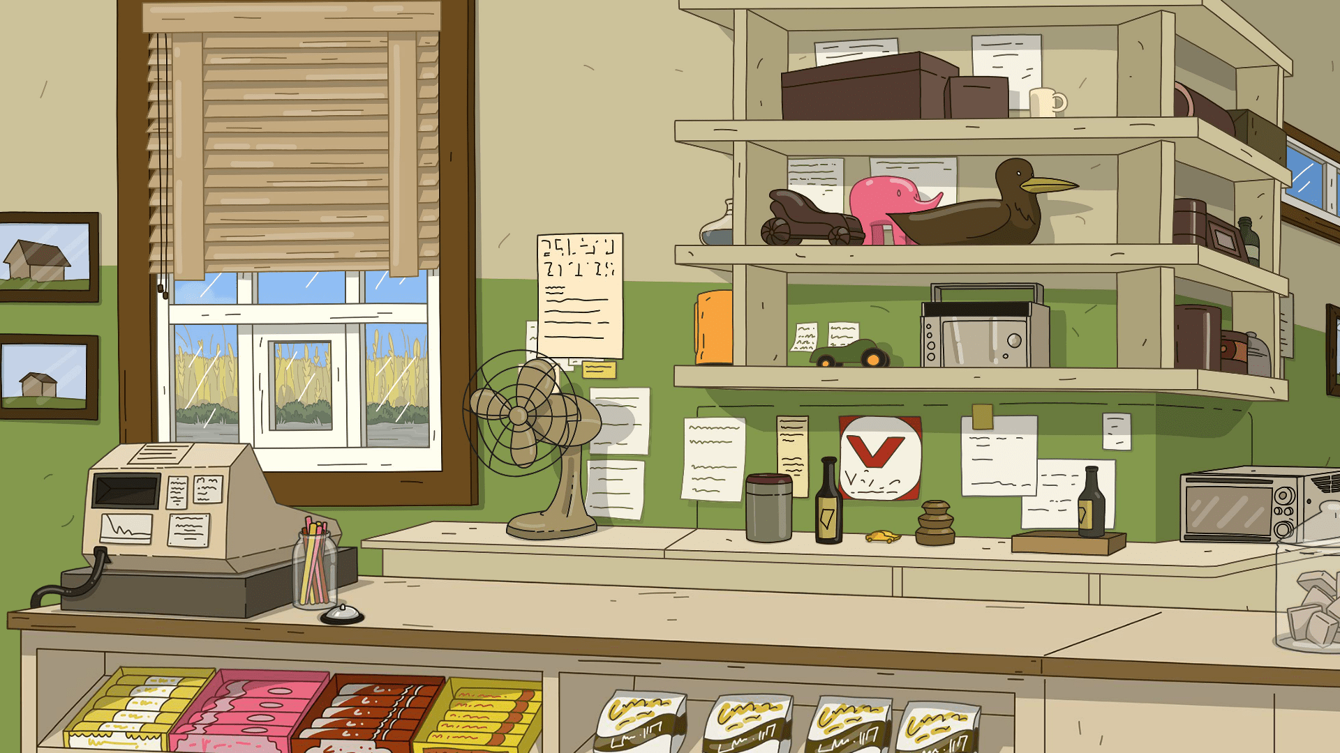1920x1080 Corner Gas Animated Zoom Background