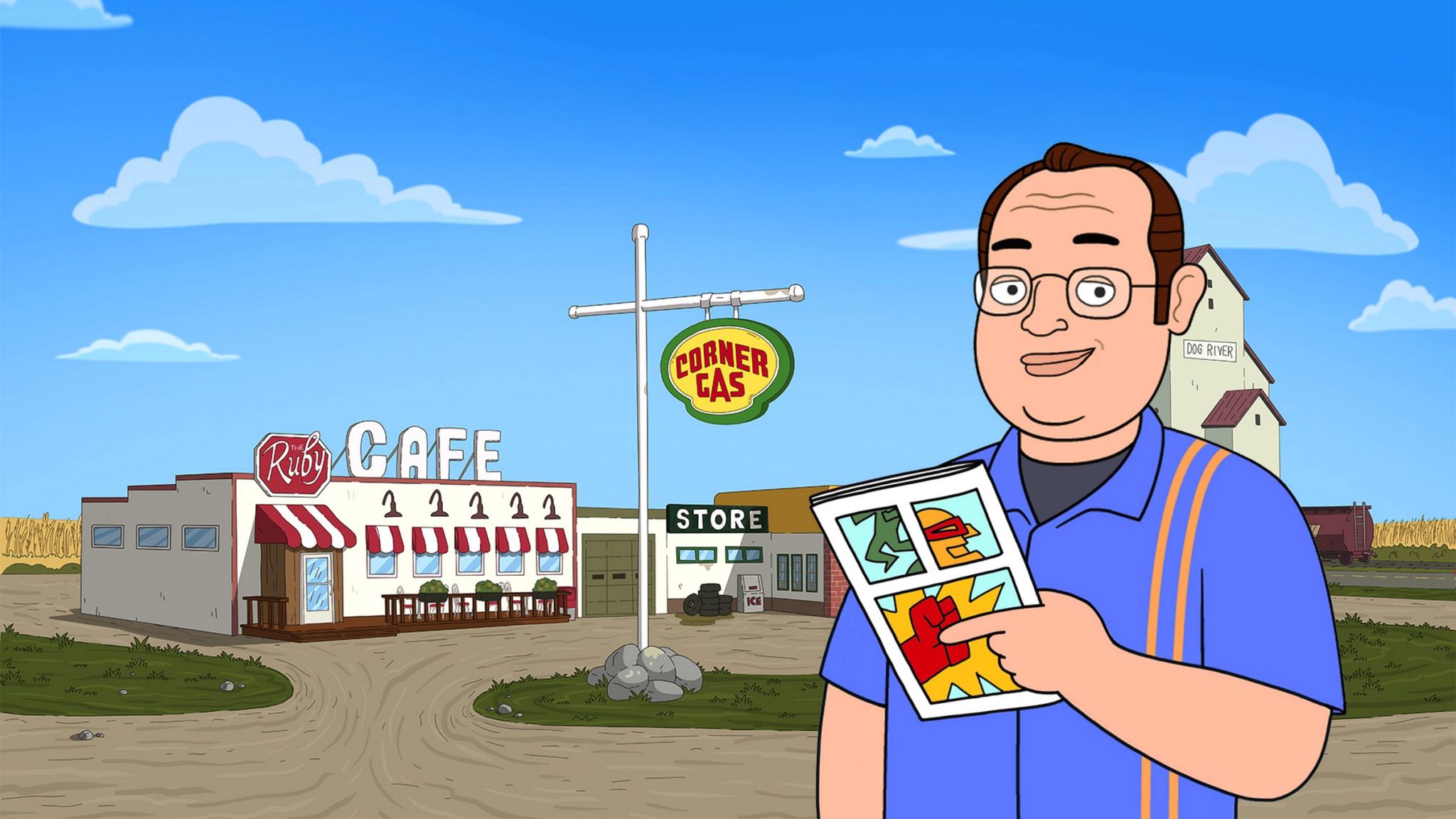 2048x1152 Corner Gas Animated