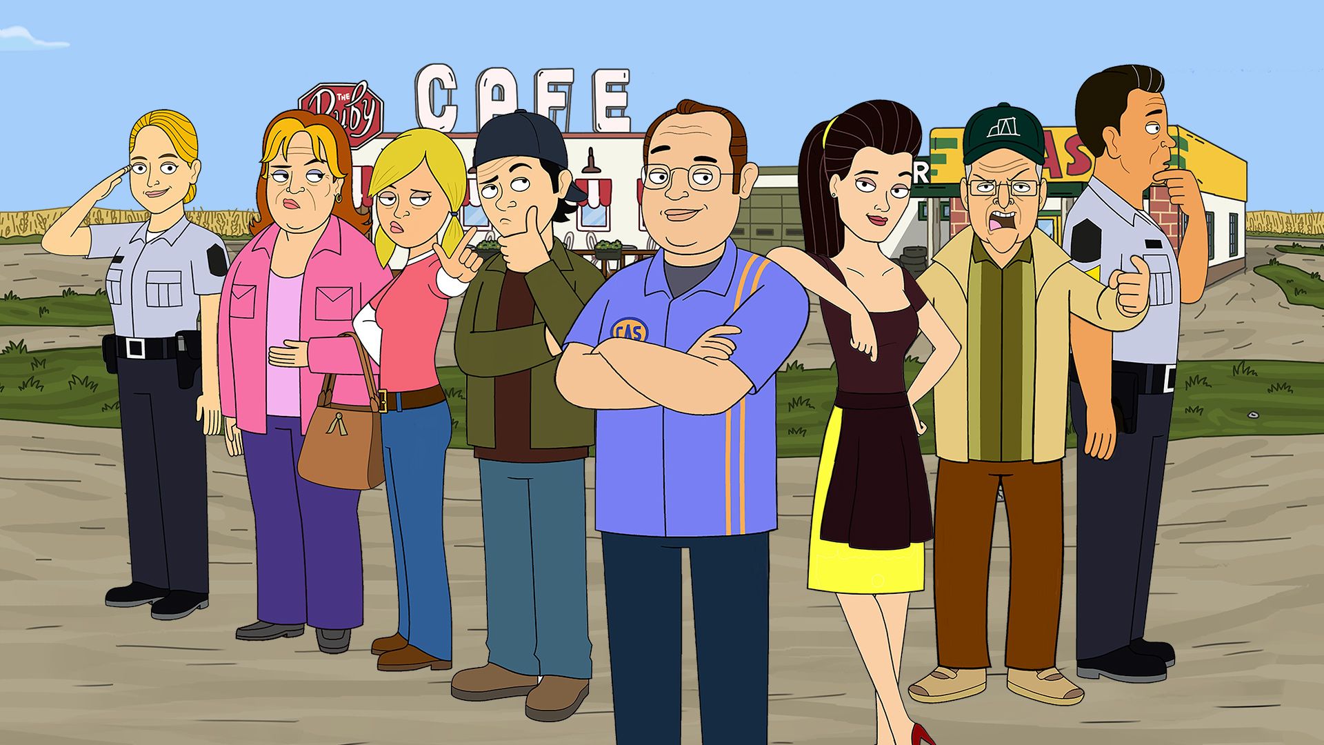 1920x1080 Corner Gas Animated