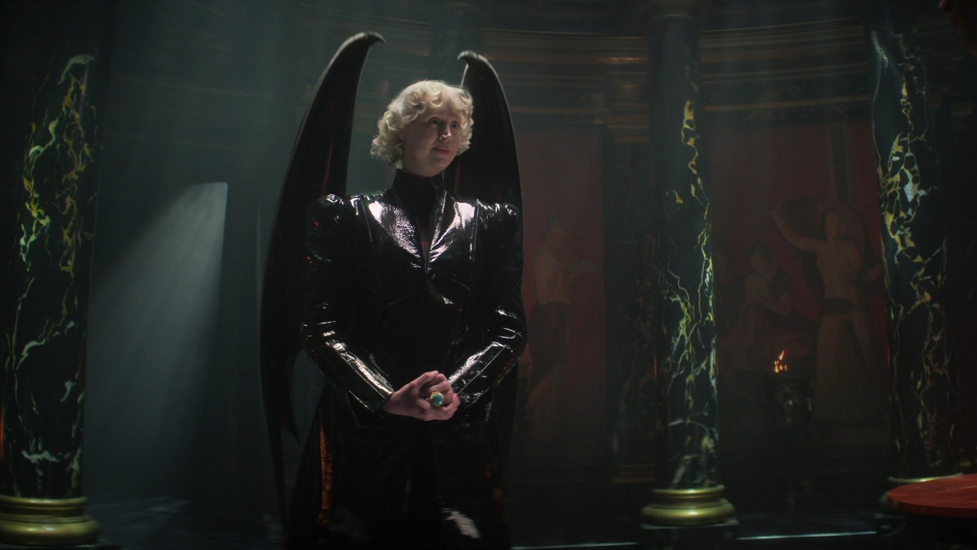 1920x1080 The Sandman Star Gwendoline Christie Talks Going Toe To Toe With Tom Sturridge's Dream