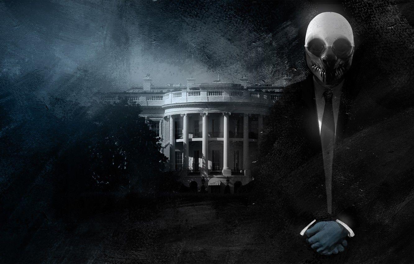 1332x850 Wallpaper Mask, Wolf, The white house, Overkill Software, PAYDAY 2