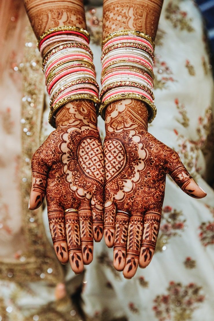 740x1110 Mehndi Wallpaper Photo Free High Quality Picture