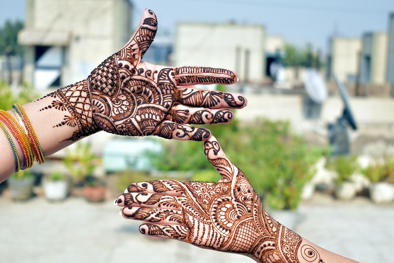 1280x853 Download free photo of Mehndi, decorative designs, henna, indian festive, karvachauth