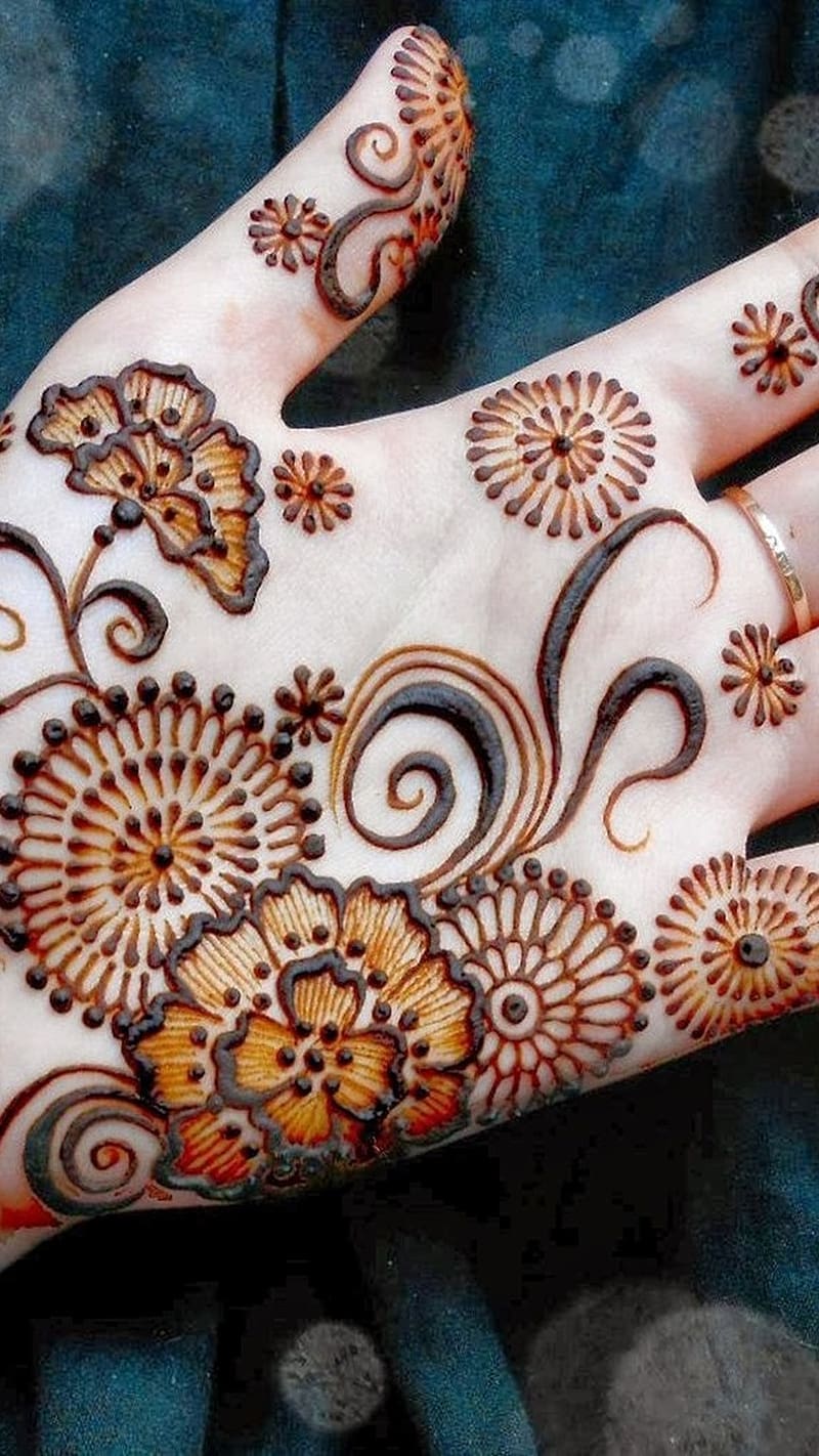 800x1422 Mehandi, henna simple, henna, simple, design, HD phone wallpaper