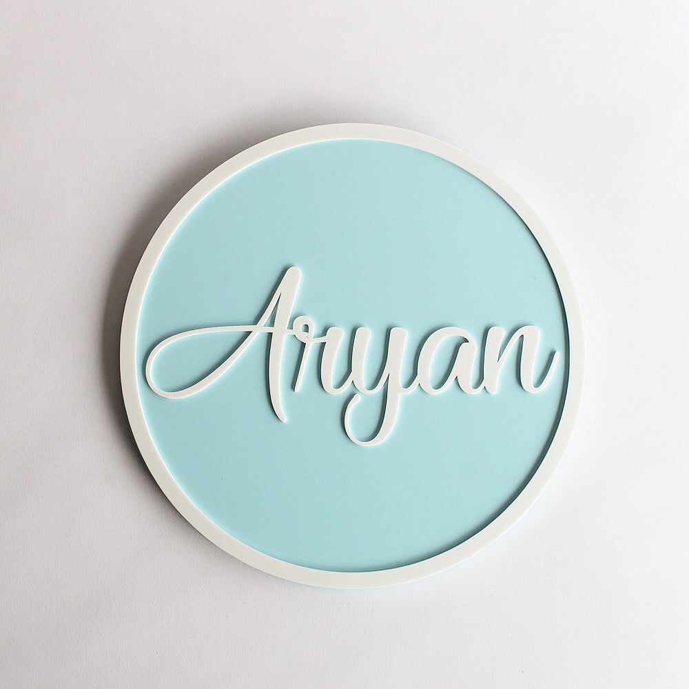 1000x1000 Name Sign Cursive. The Tiny Trove