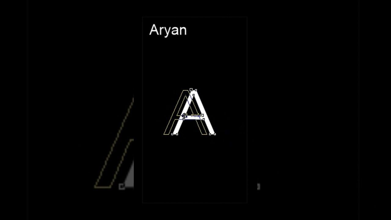 1280x720 Aryan name logo #logodesign