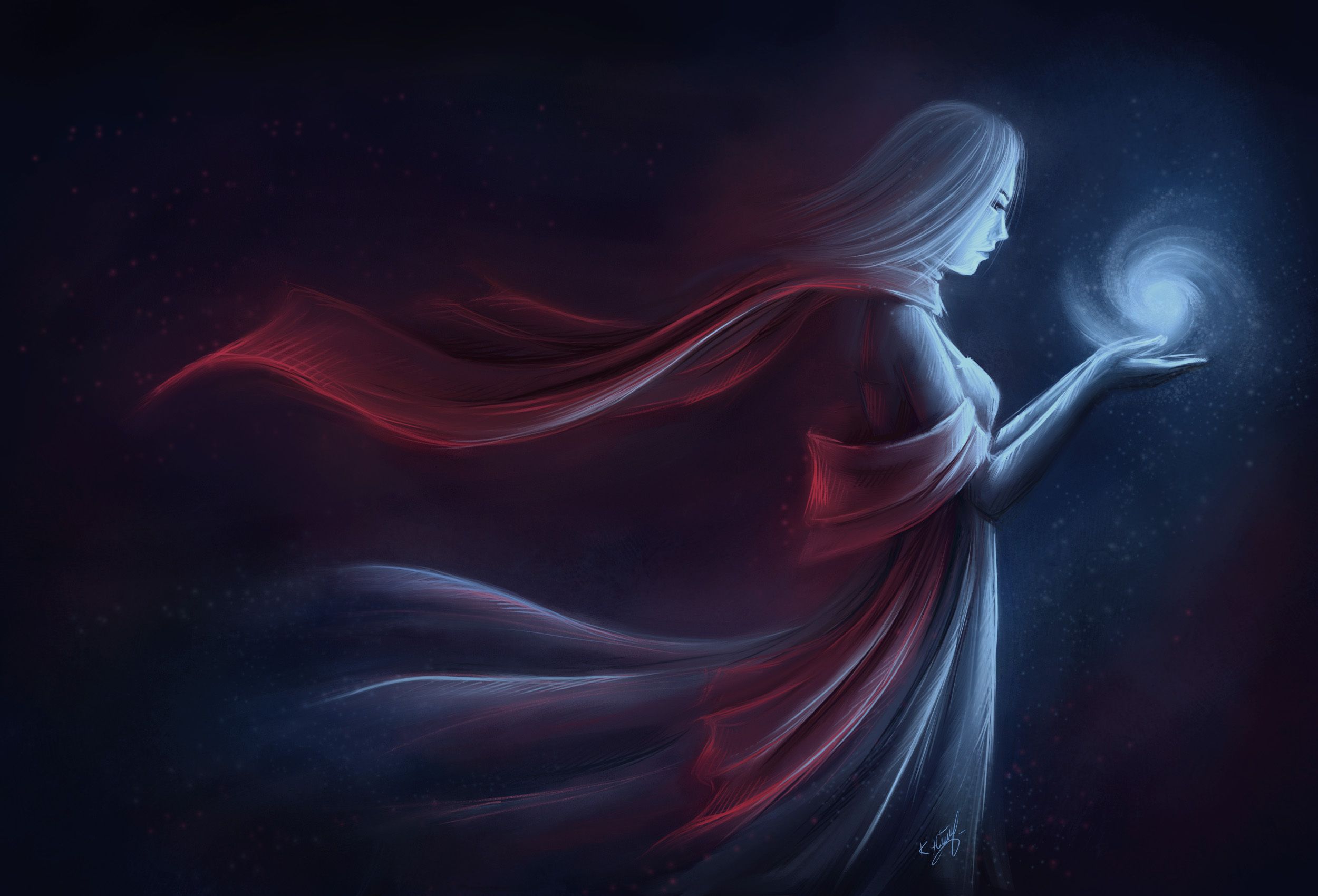2500x1700 magic, Fantasy, Girls Wallpaper HD / Desktop and Mobile Background