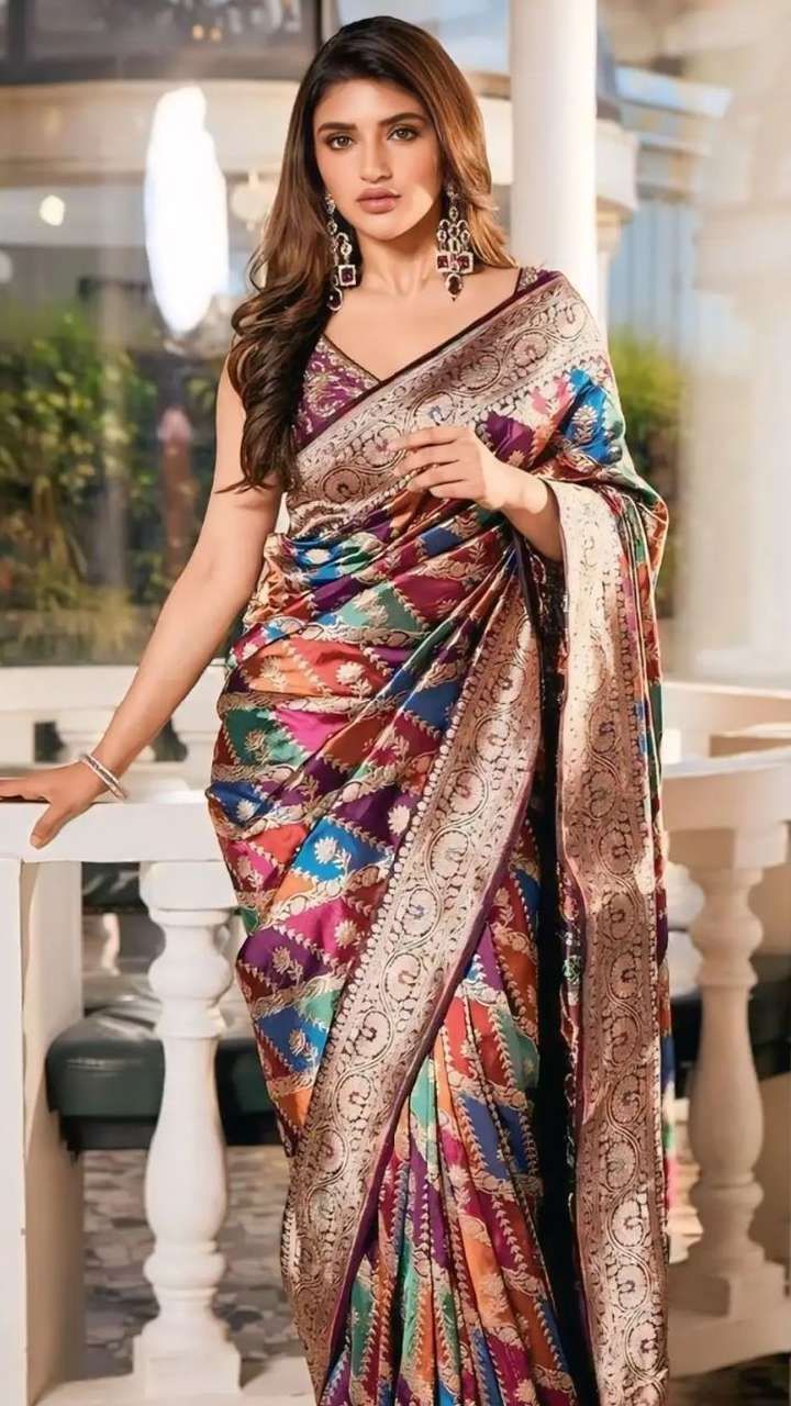 720x1280 Majestic Silk Sarees By Sreeleela For Navratri 2024 Look