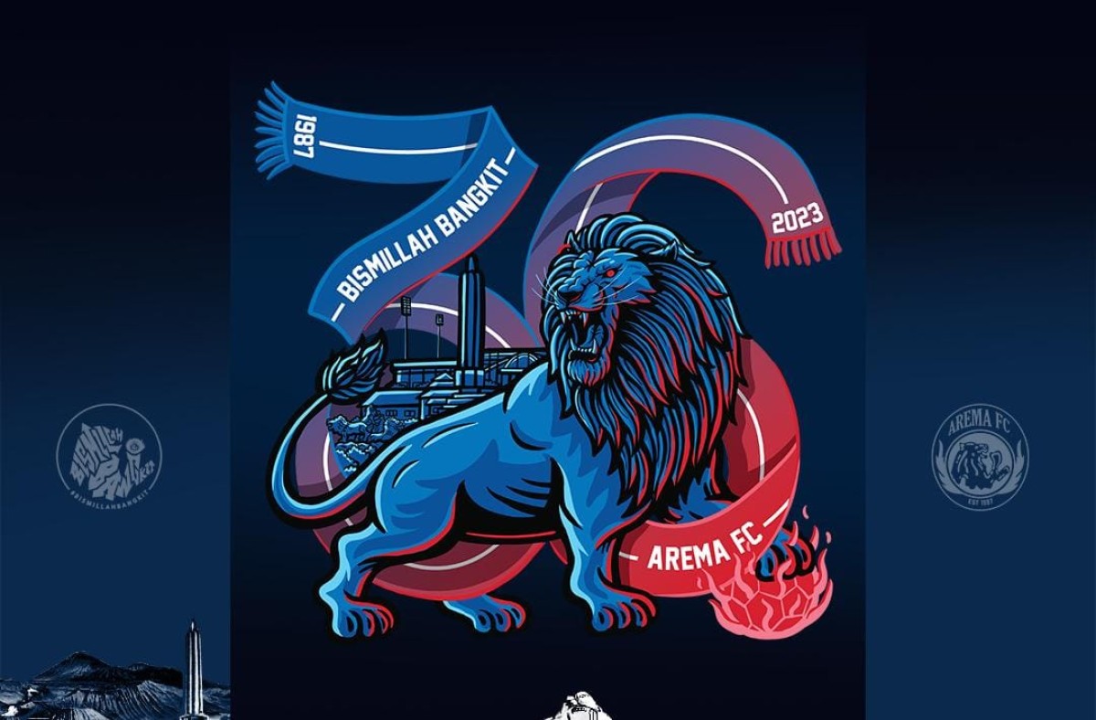 1200x788 Ini Ilustrasi Baru Arema FC di HUT ke- Bismillah Bangkit