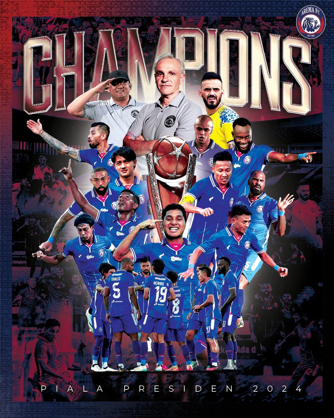 1080x1350 Arema FC Juara Piala Presiden 2024