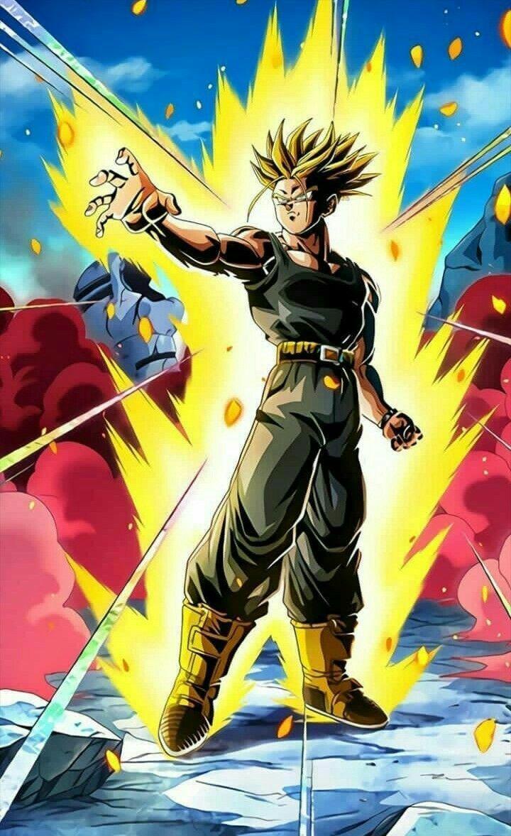 720x1177 Super Saiyan Trunks. Dragon ball wallpaper, Anime dragon ball