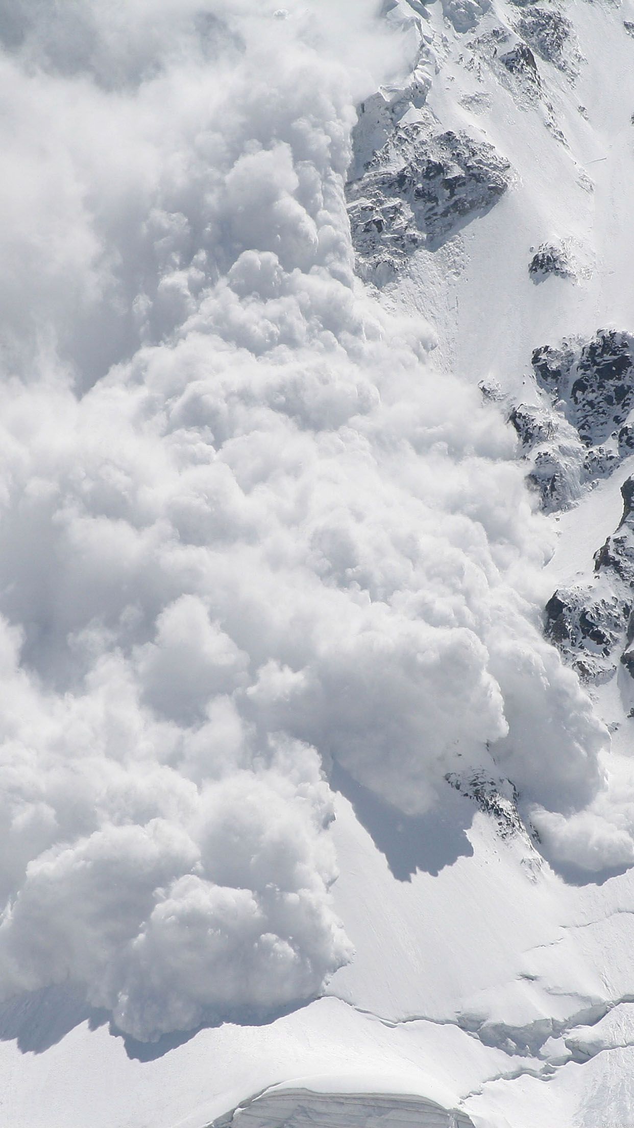 1242x2208 iPhoneXpapers avalanche snow mountain