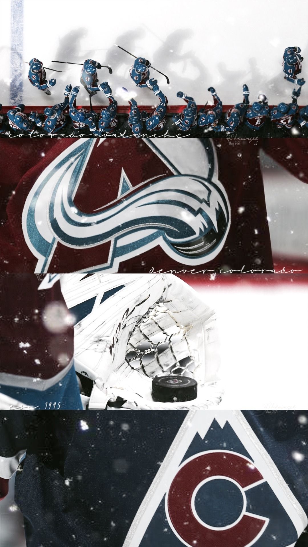 1080x1920 wallpaper • colorado avalanche + collage Requested by anon Credits of the wallpaper' elements and style go to their respective
