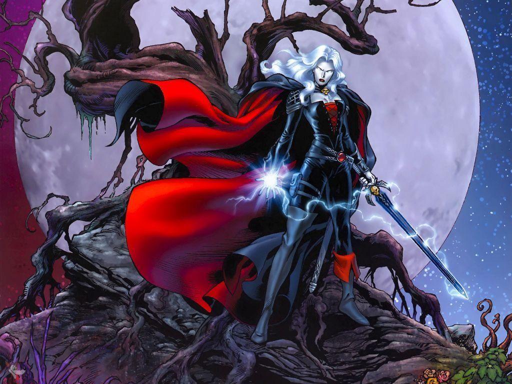 1024x768 Lady Death Wallpaper