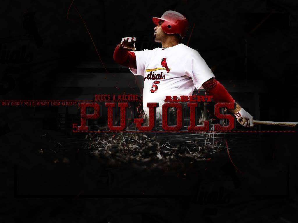1024x768 Albert Pujols Wallpaper
