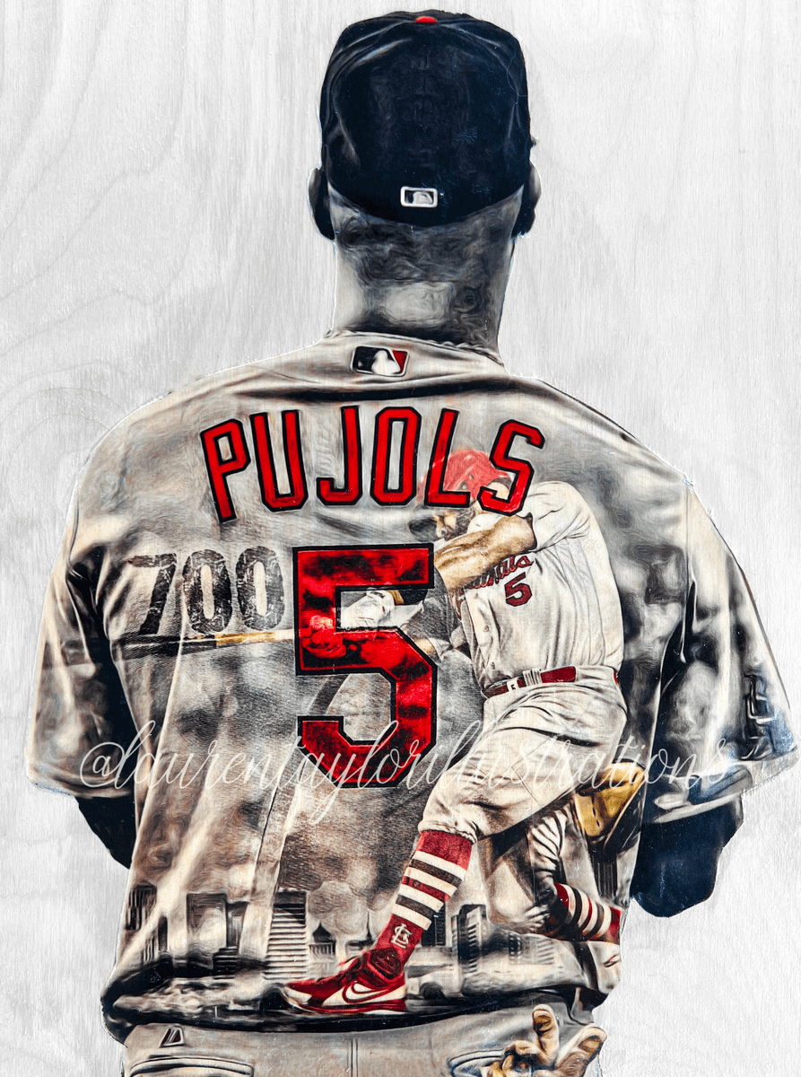 893x1200 Pujols 700 (Albert Pujols) St. Louis Cardinals 1 Original