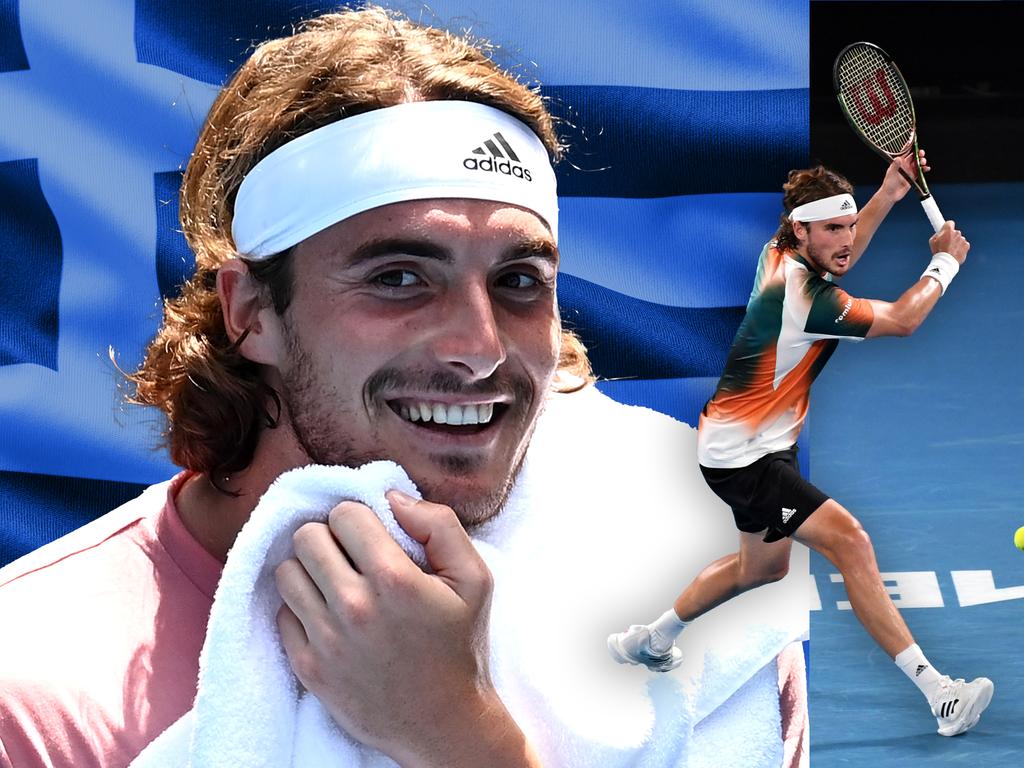 1024x768 Aus Open 2022. Stefanos Tsitsipas reminds Philippoussis of Federer