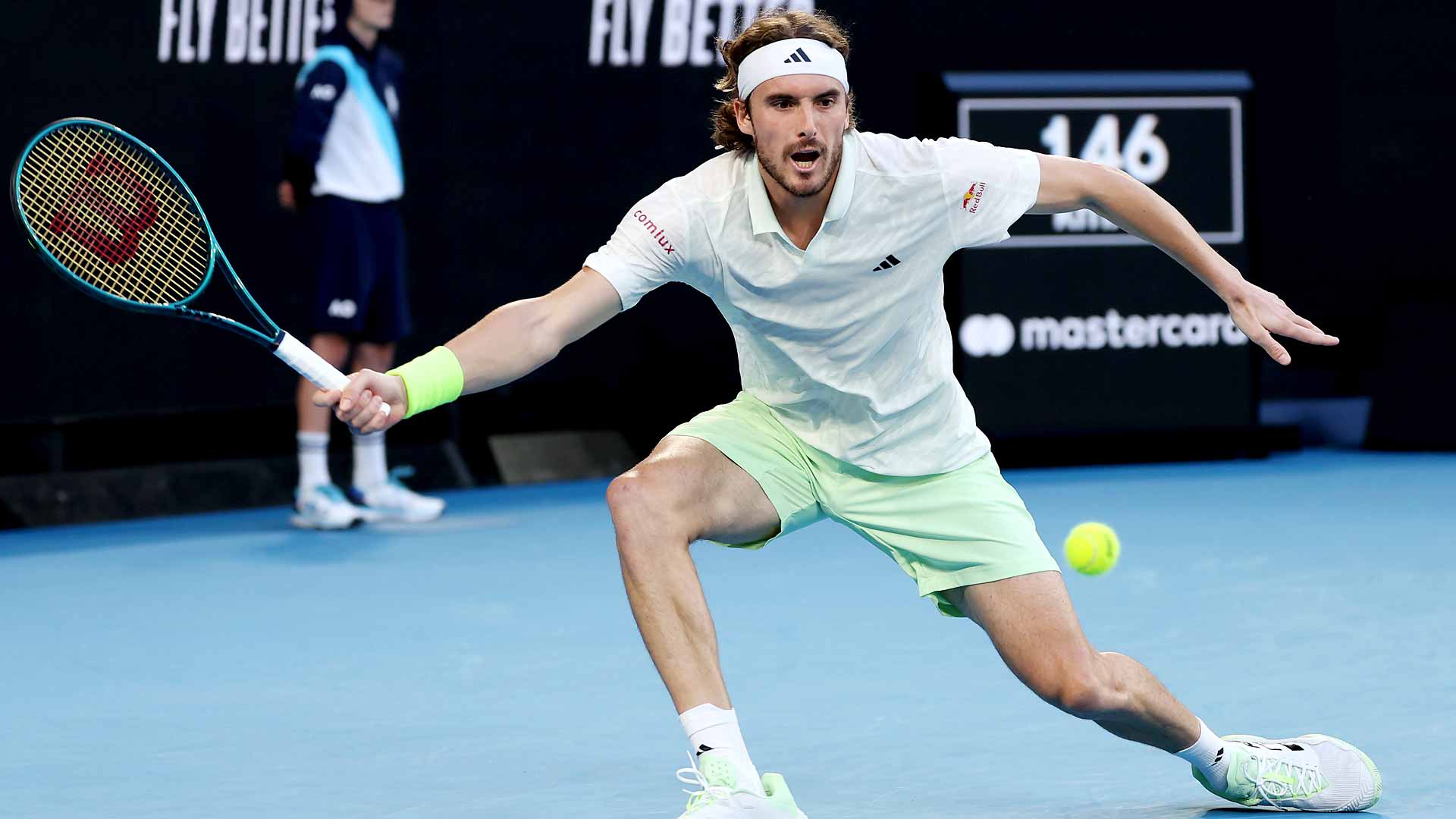1920x1080 Stefanos Tsitsipas beats Jordan Thompson at Australian Open