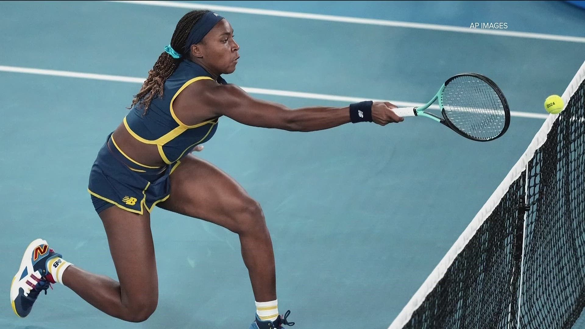 1920x1080 Coco Gauf. Australian Open 2024 loss
