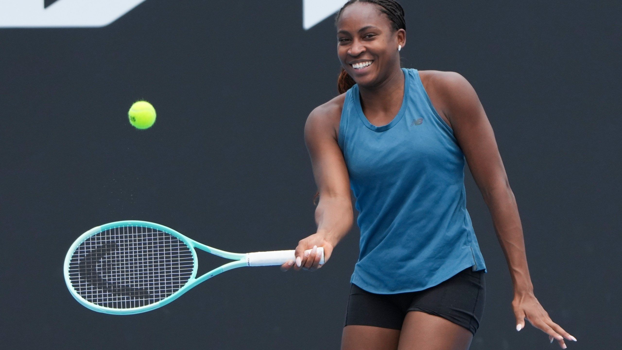 2560x1440 Coco Gauff has worked on her serve and her forehand heading into the 2025 Australian Open