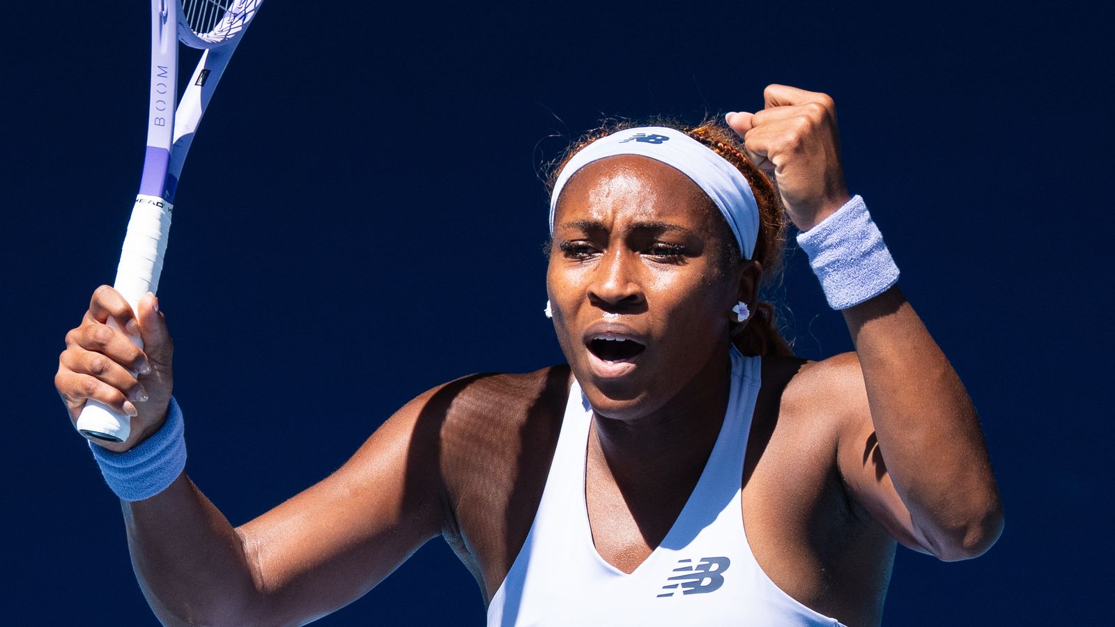 1600x900 Australian ​Open: Coco Gauff starts quest for maiden title in style as Amanda Anisimova wins but Brit Fran Jones retires injured