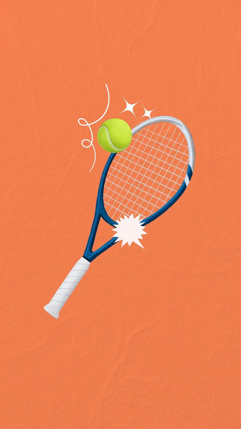 800x1422 Tennis racket aesthetic phone wallpaper