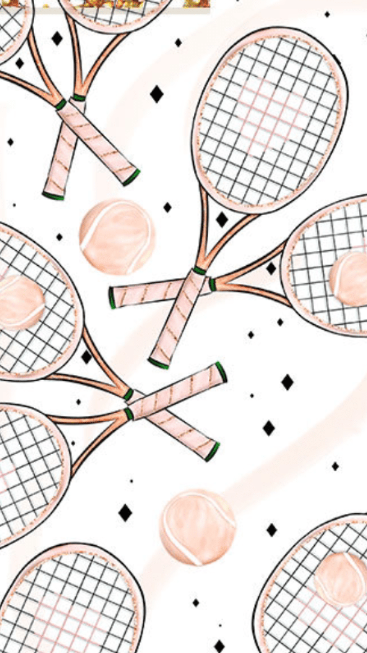 1242x2208 Tennis Racket Wallpaper