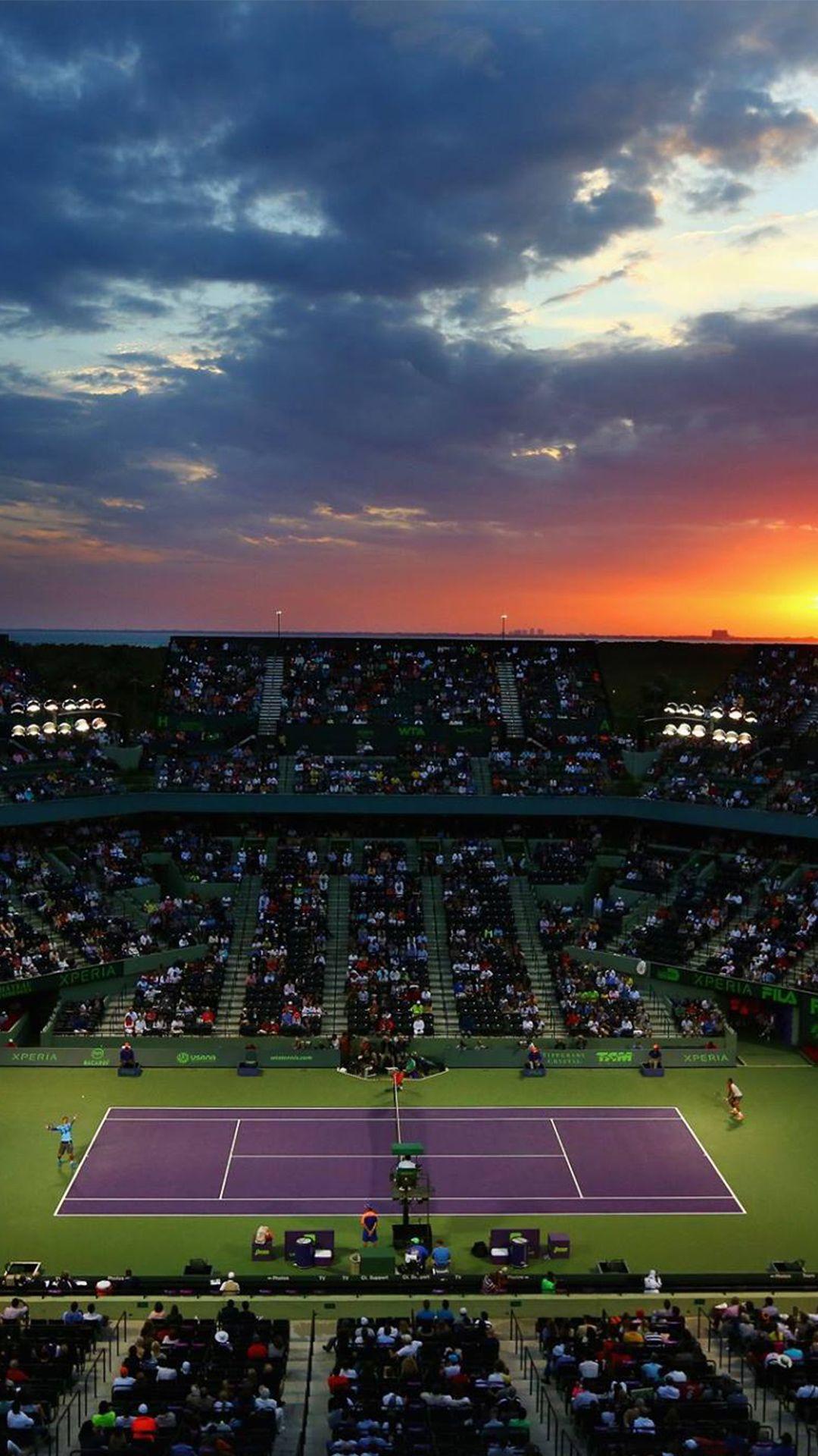 1080x1920 Tennis Court Wallpaper