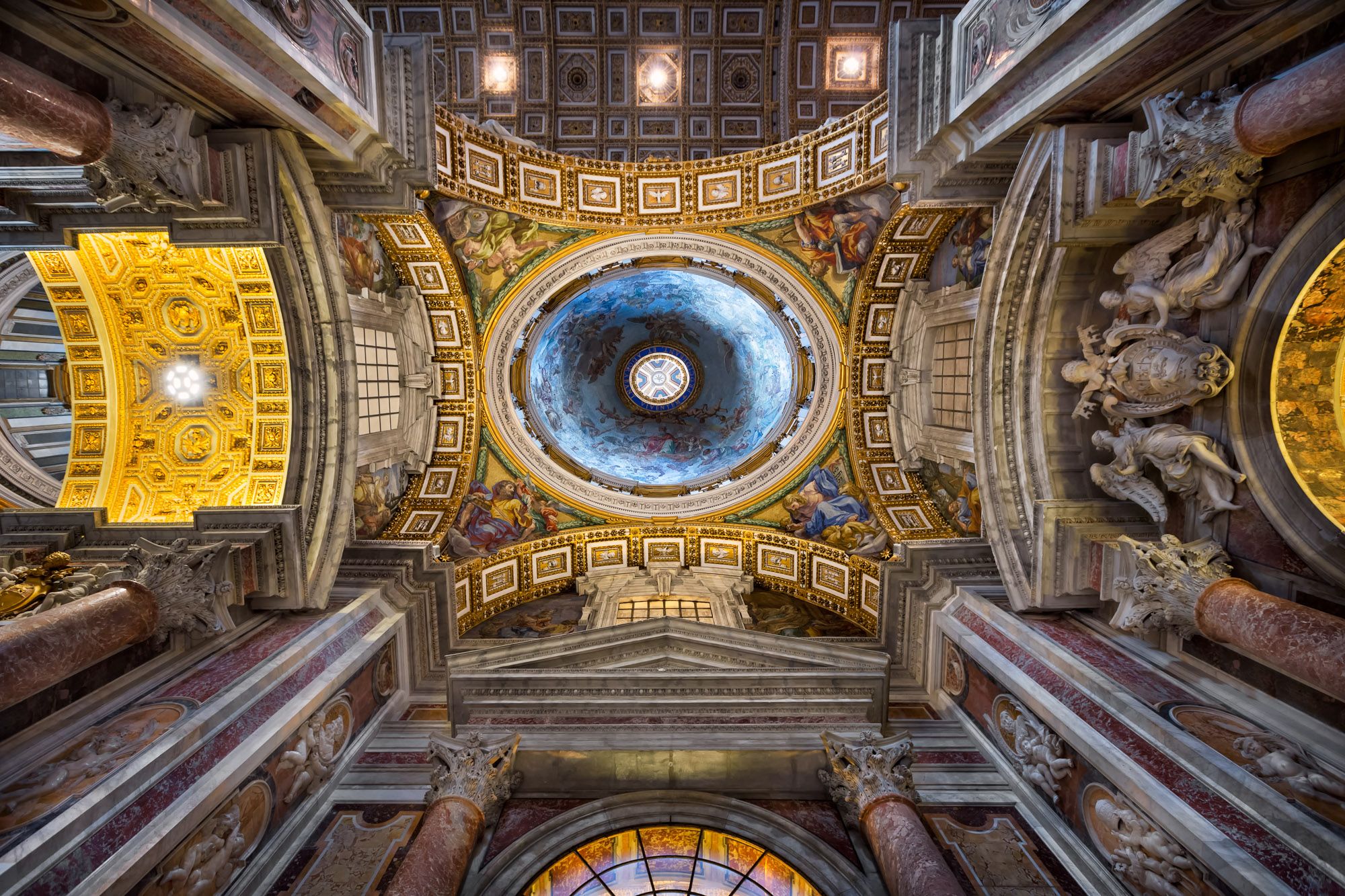 2000x1333 St. Peter's Basilica Dome, Rome