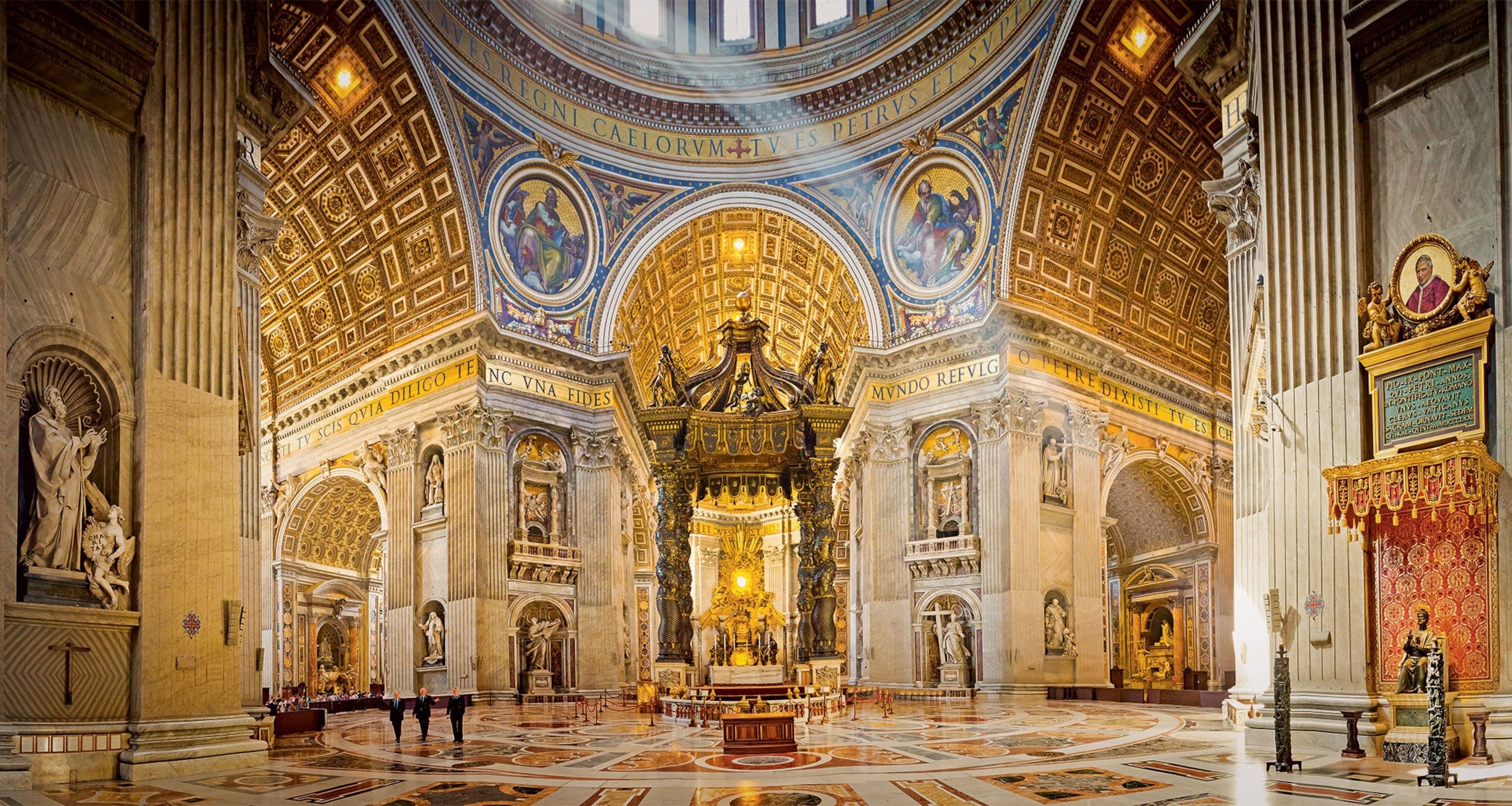 3072x1638 St. Peter's Basilica contains his tomb. right? Why there's still some doubt