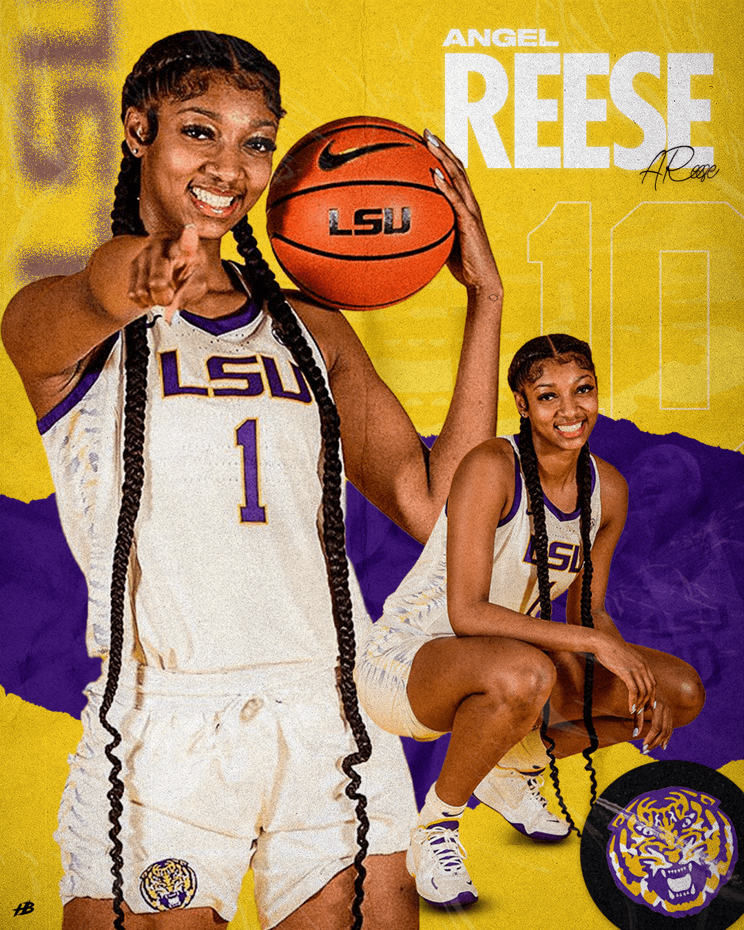 1080x1350 LSU Angel Reese - Behance