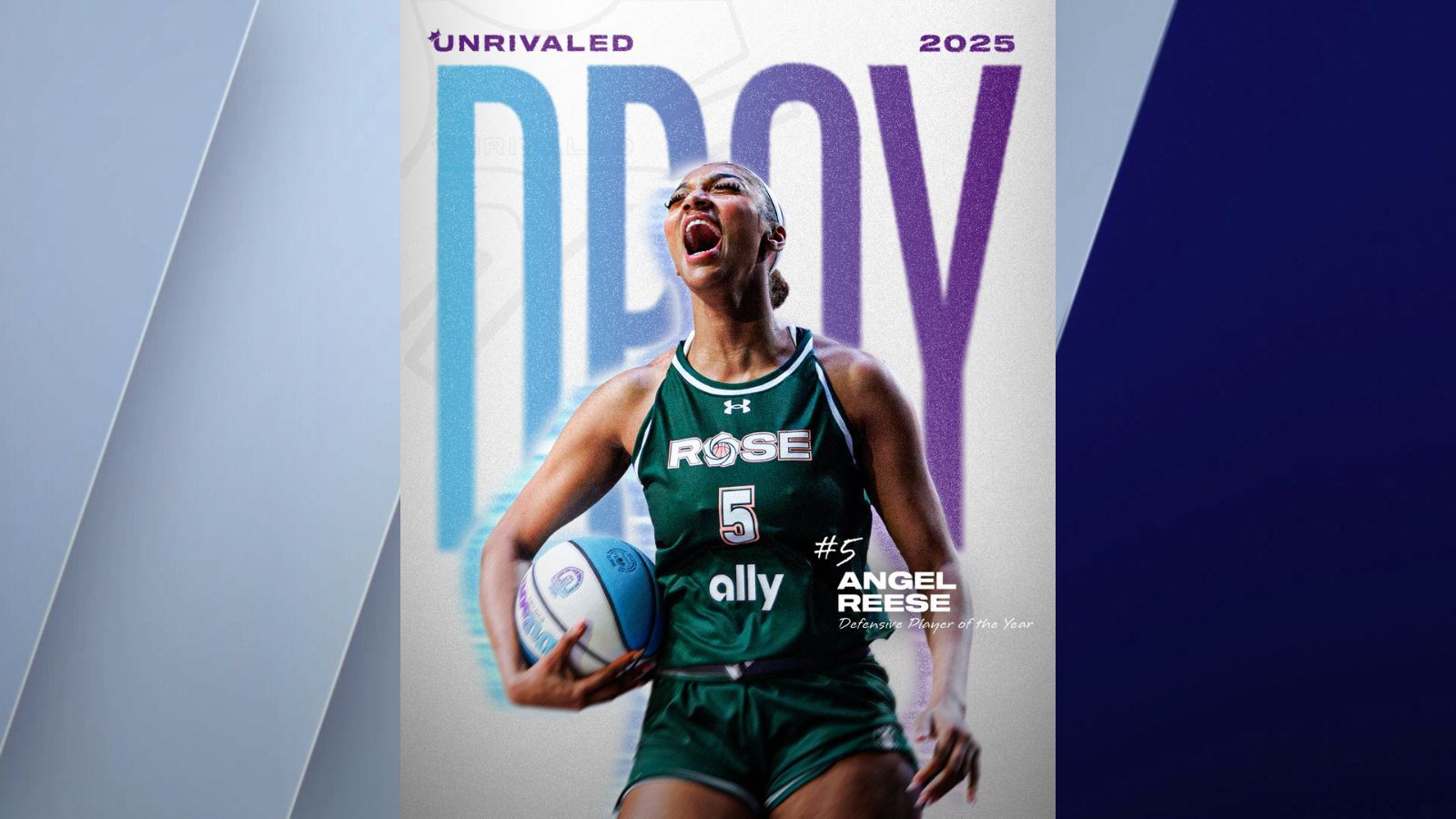 1600x900 Rose B.C.'s Angel Reese named Unrivaled's 2025 Defensive Player of the Year