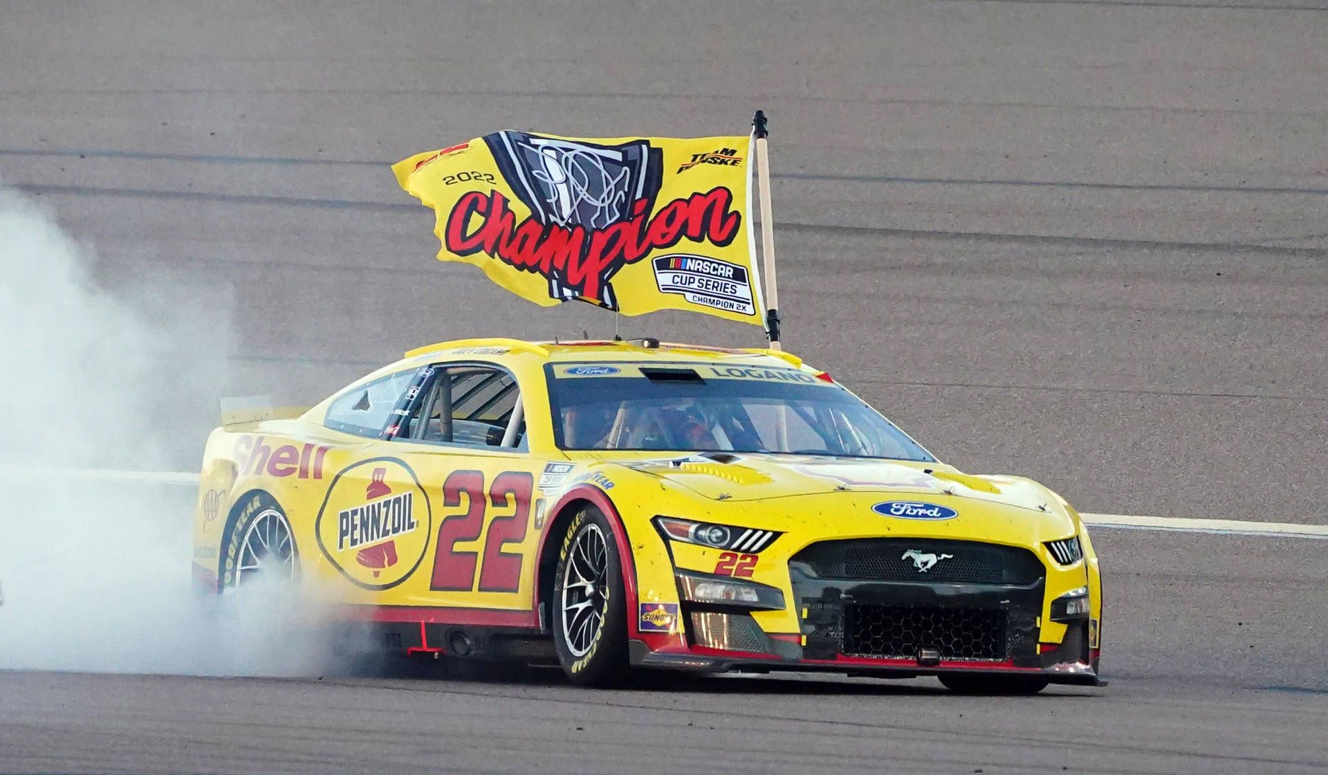 1920x1120 Download Joey Logano Champion Race Car Wallpaper