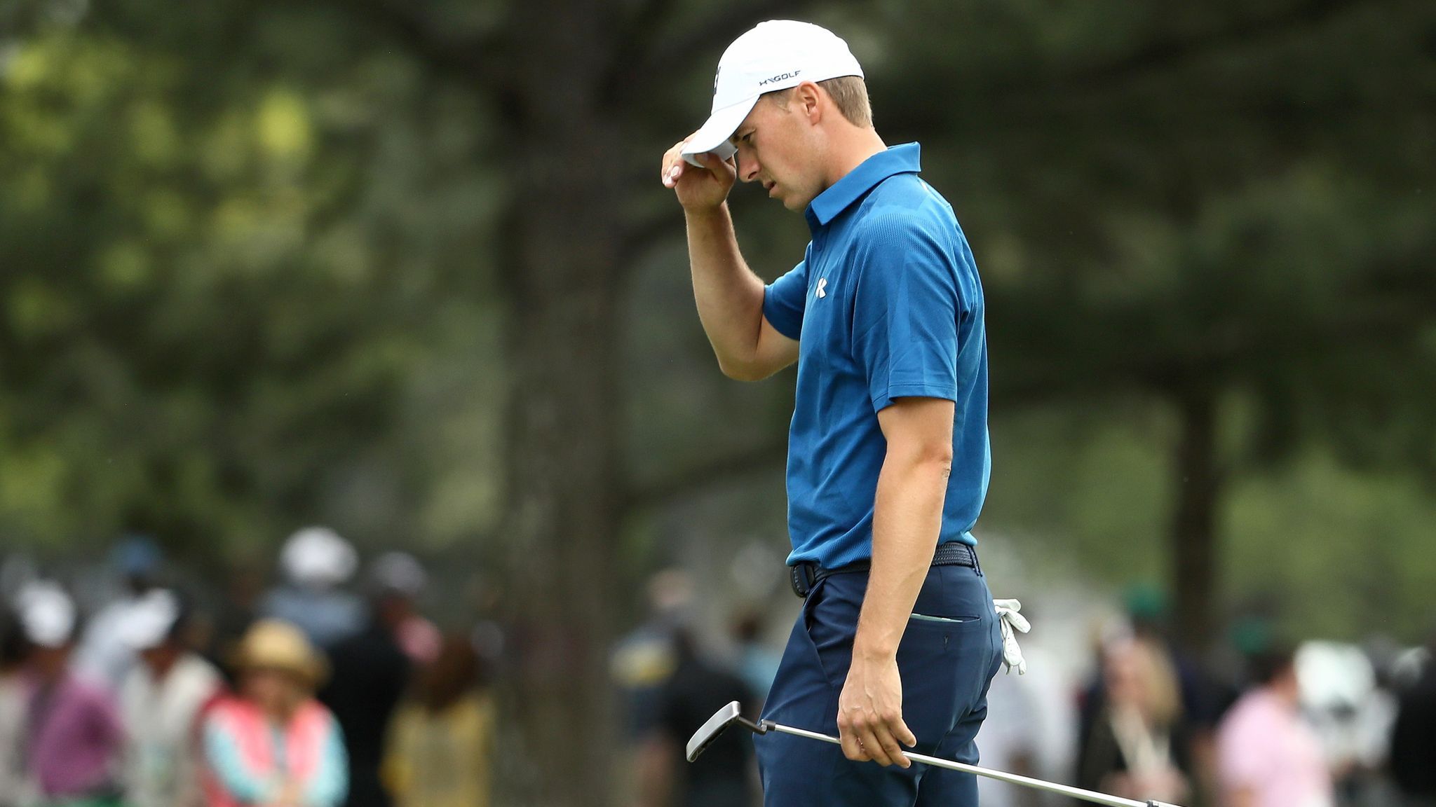 2048x1152 Jordan Spieth endures frustrating second round at Masters